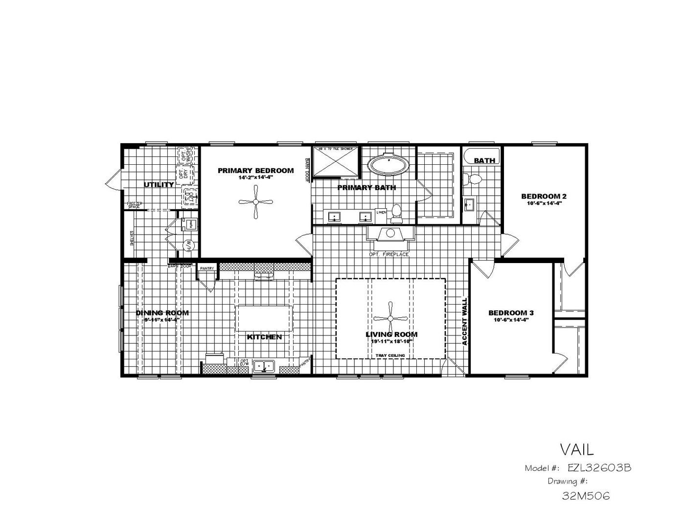 The Vail - Floor Plan 1