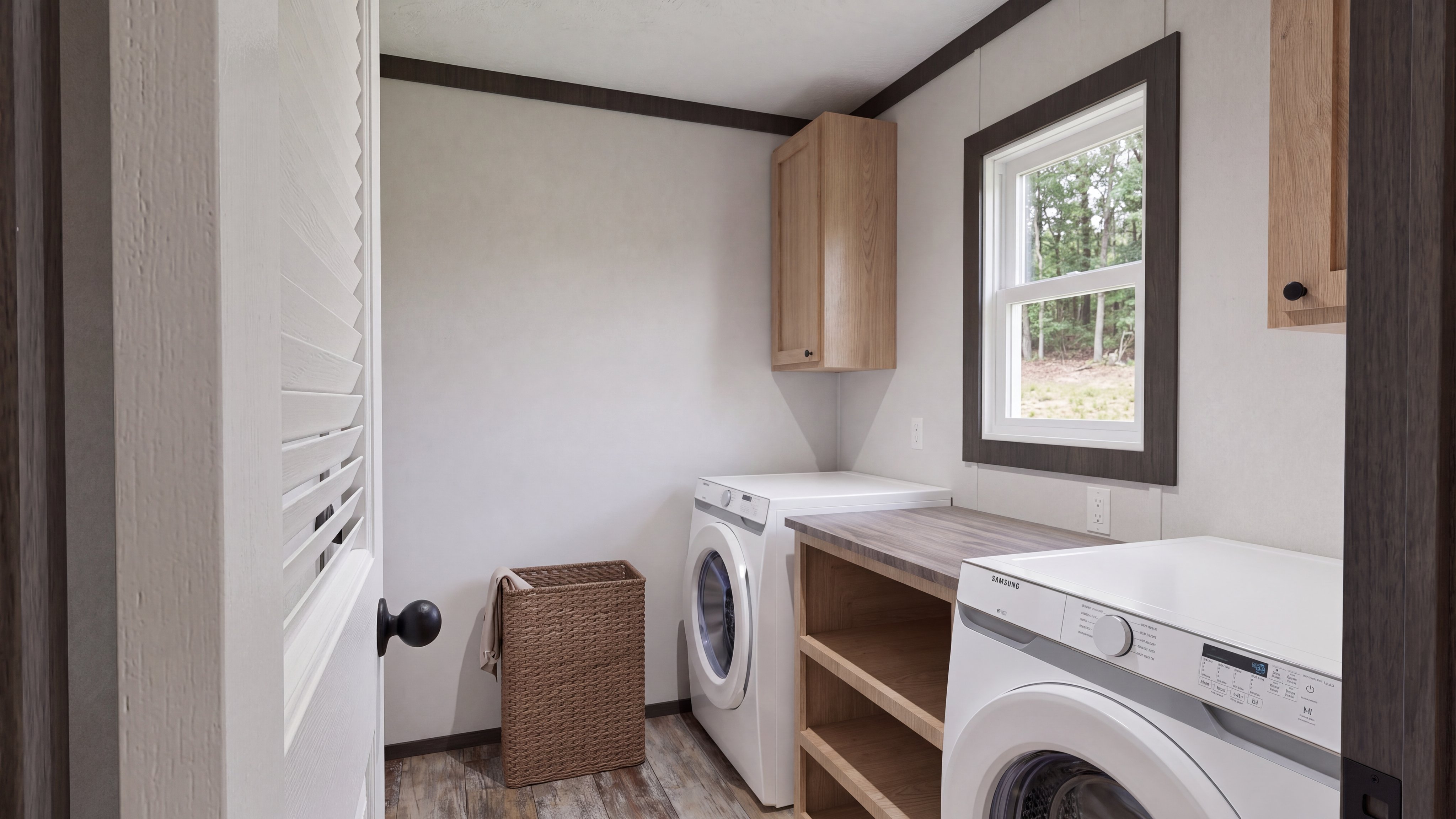 Utility room rendering of the Boujee Xl 2 home.