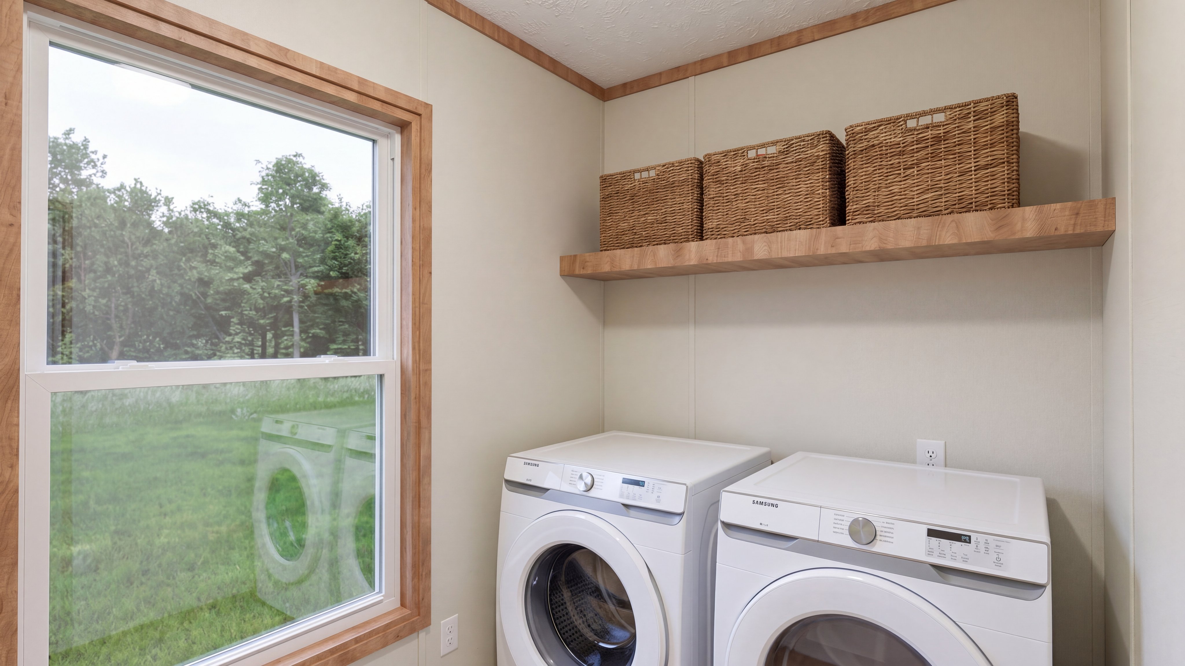 Utility room rendering of the Rainier home.