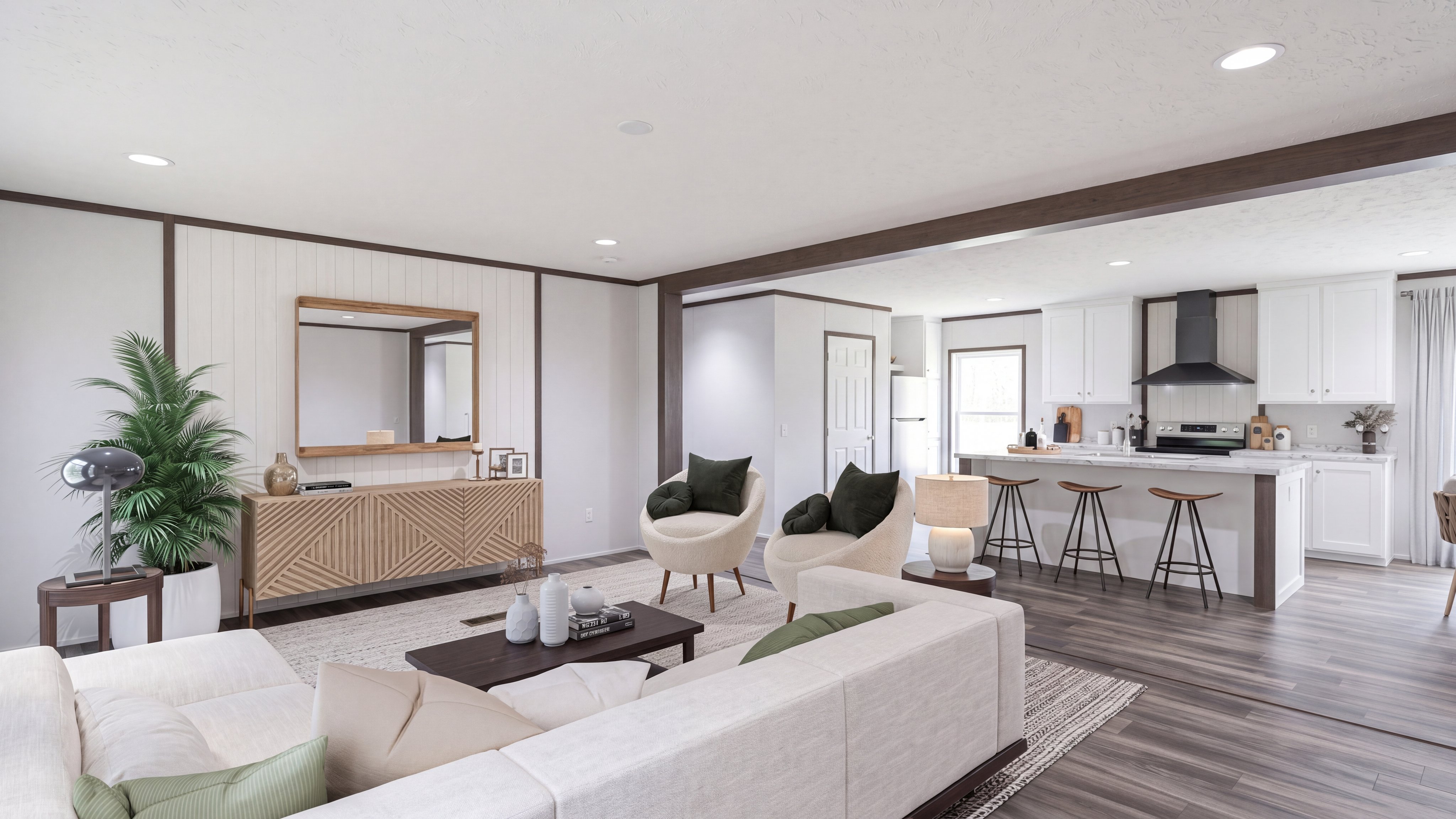 Foyer rendering of the Empower home.