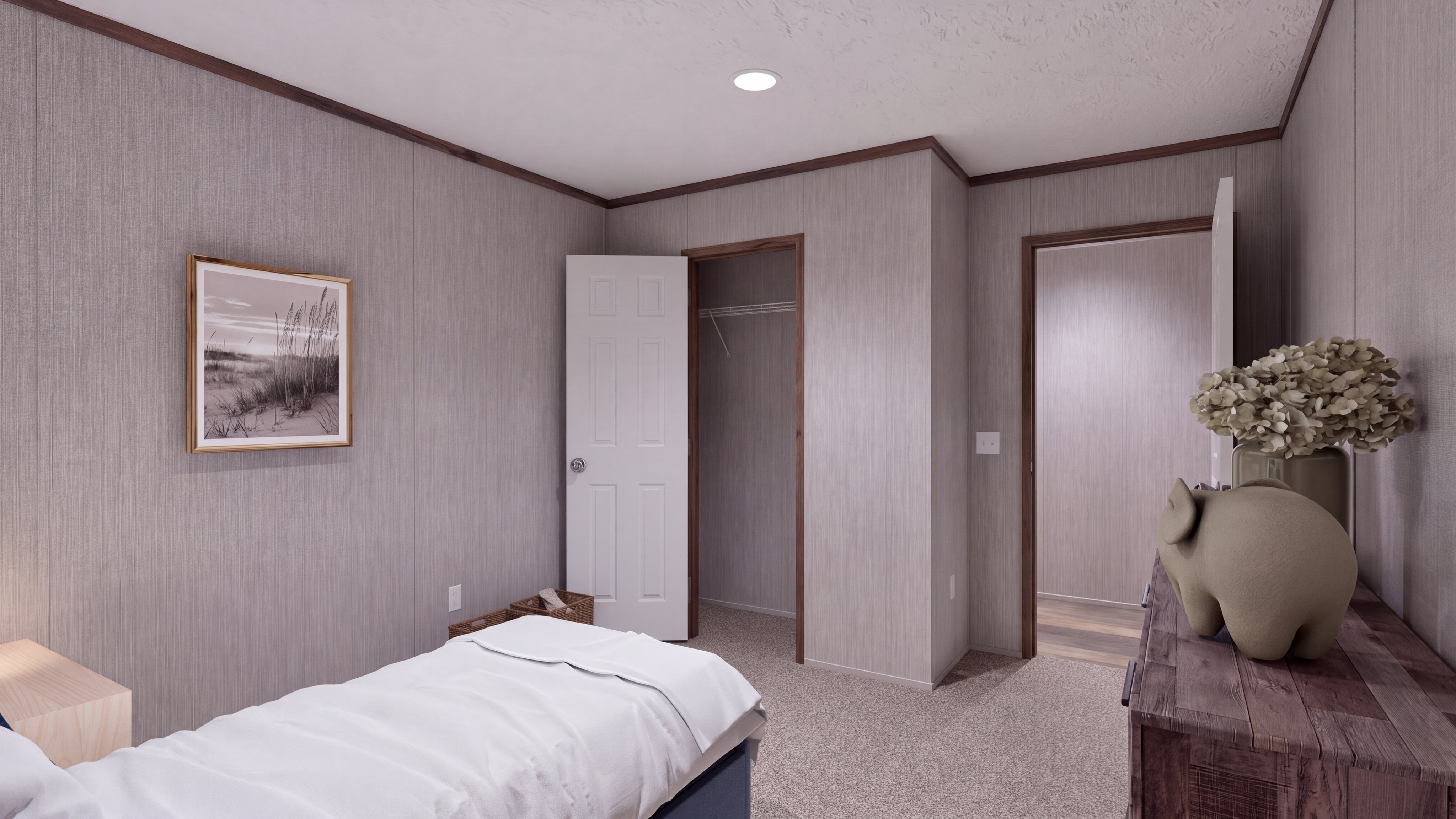 Bedroom rendering of the The Shoreline home.