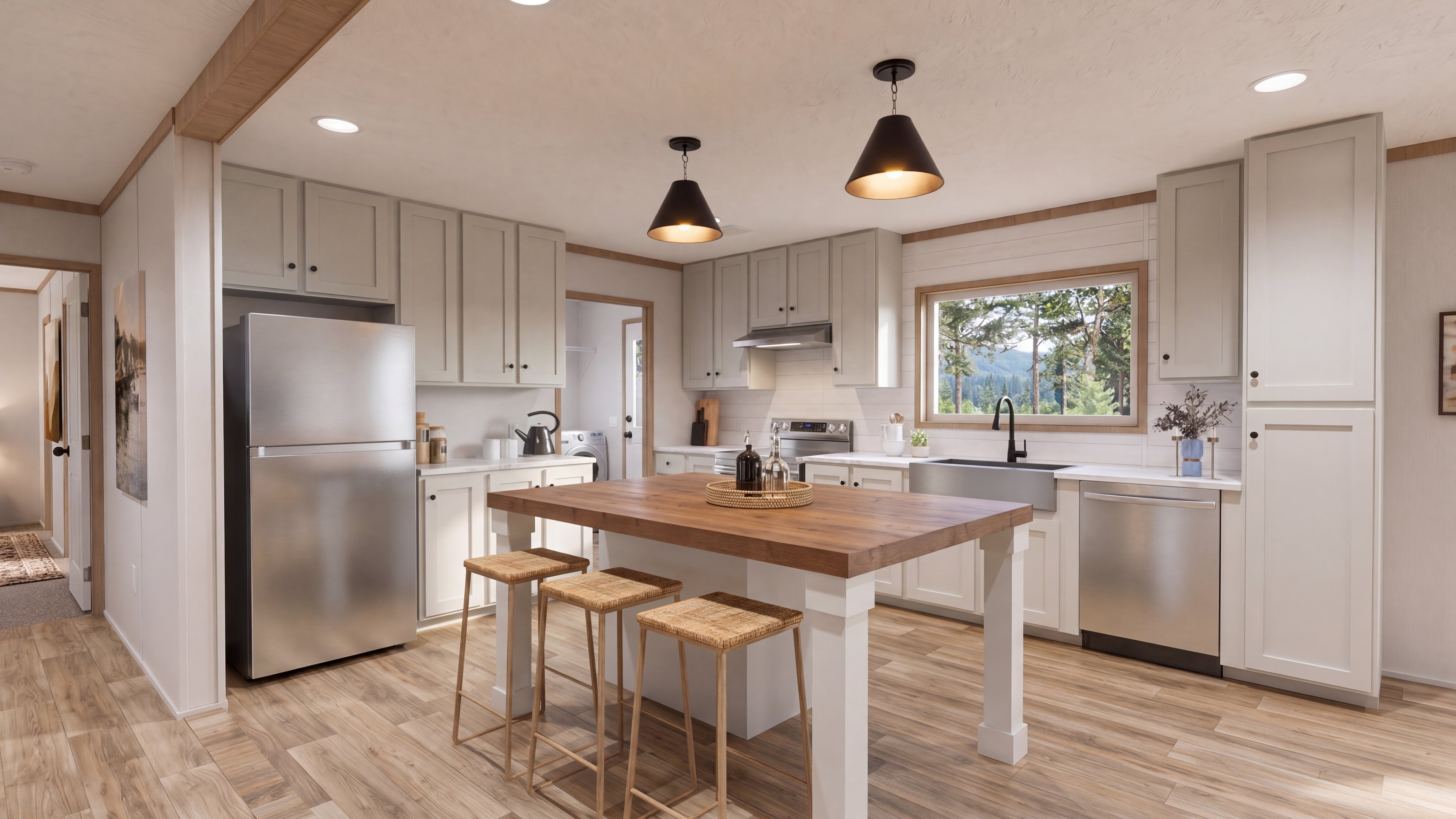 Kitchen rendering of the The Choice home.