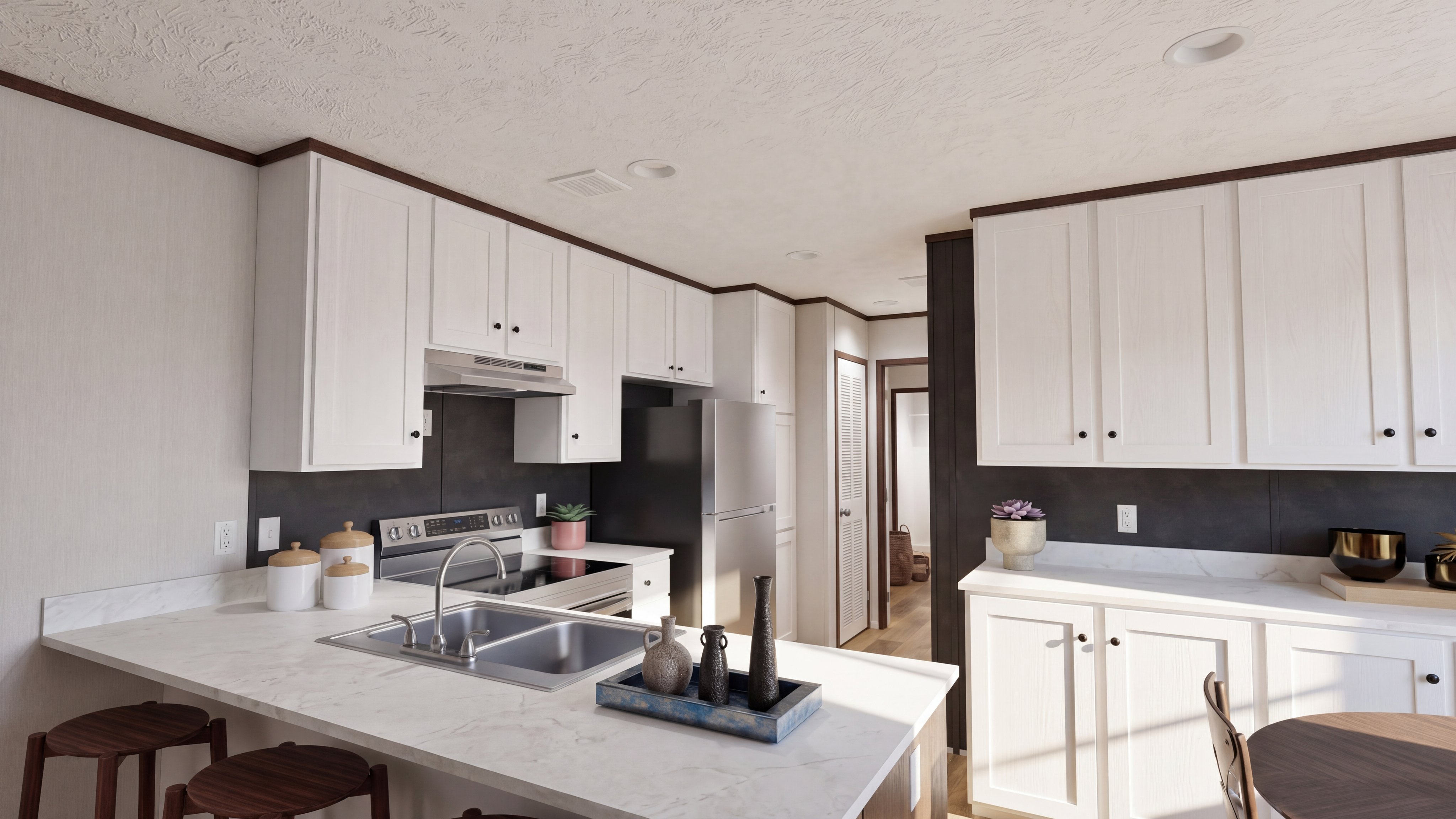 Kitchen rendering of the Select home.