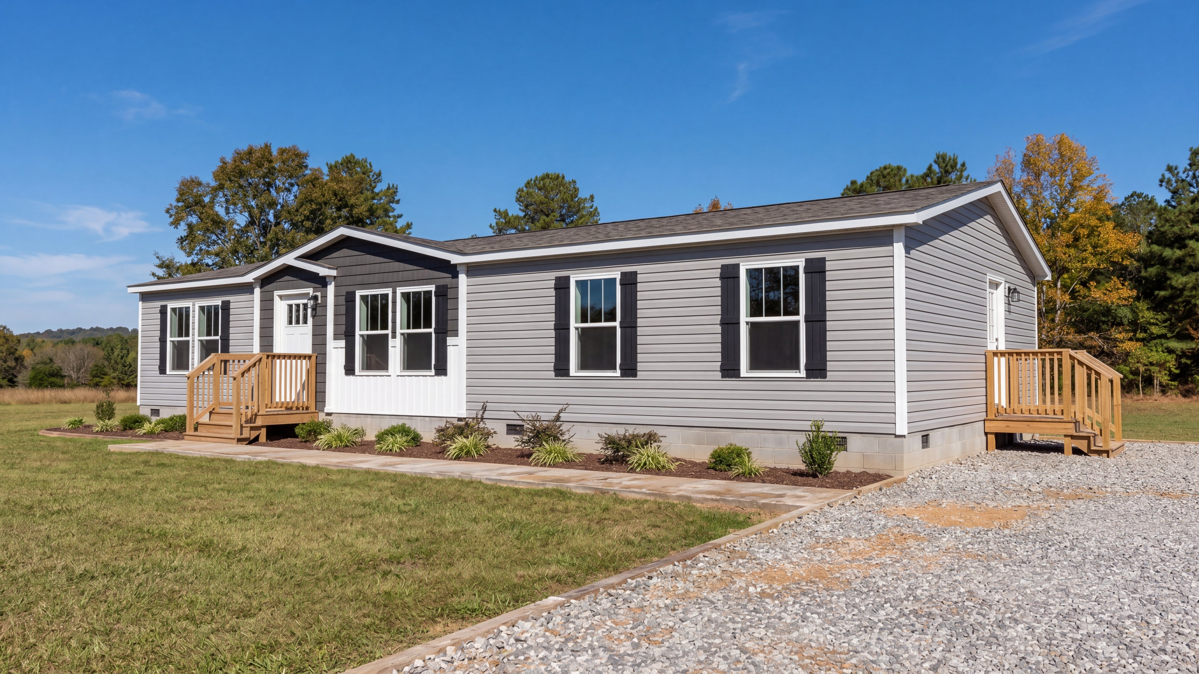 Exterior rendering of the Boujee 56 home.