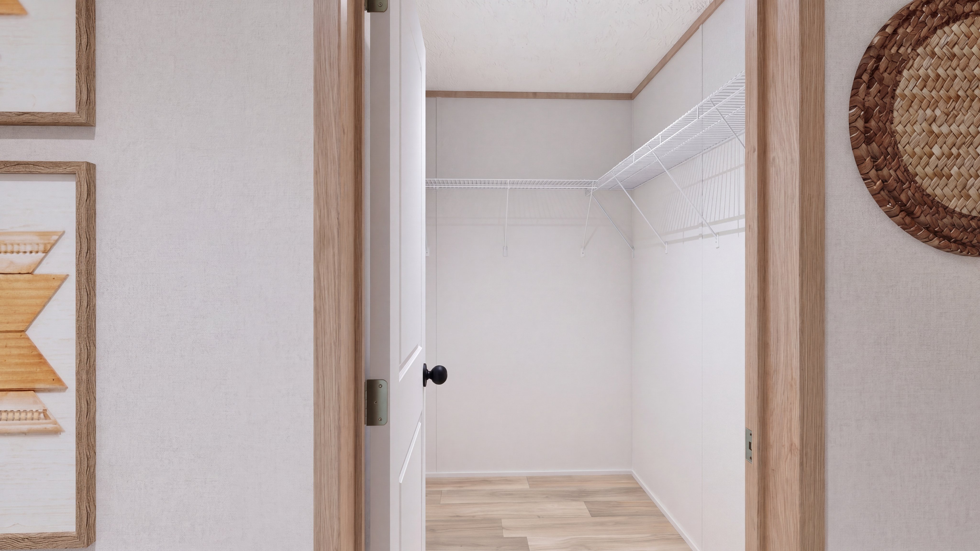 Primary bedroom closet rendering of the El Sueno Breeze home.