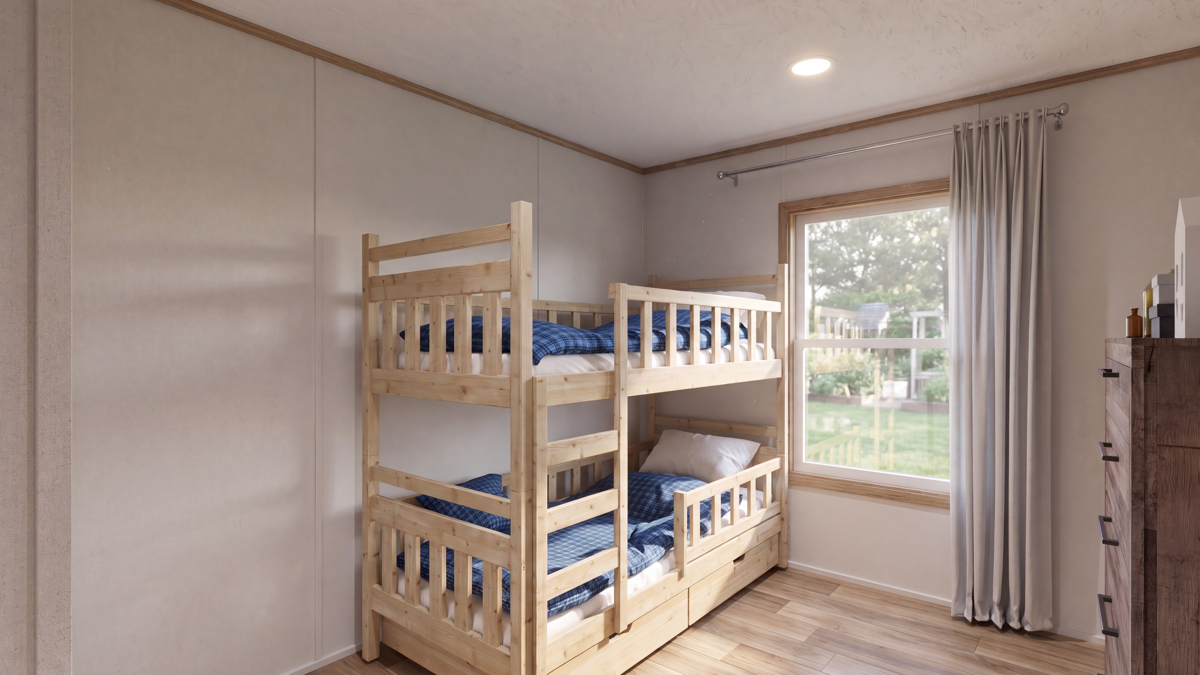 Bedroom rendering of the The Real Deal home.