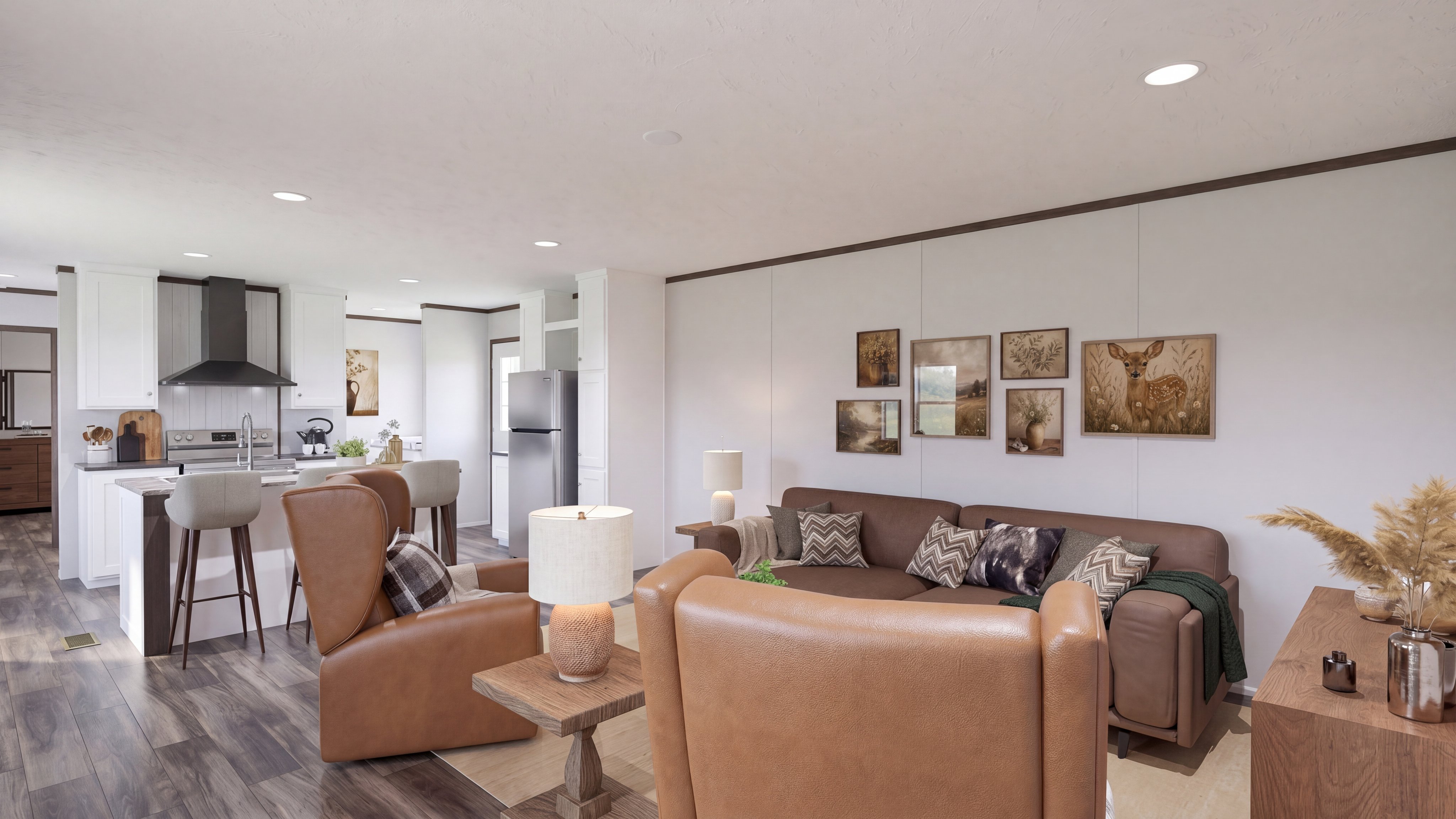 Foyer rendering of the Essence home.