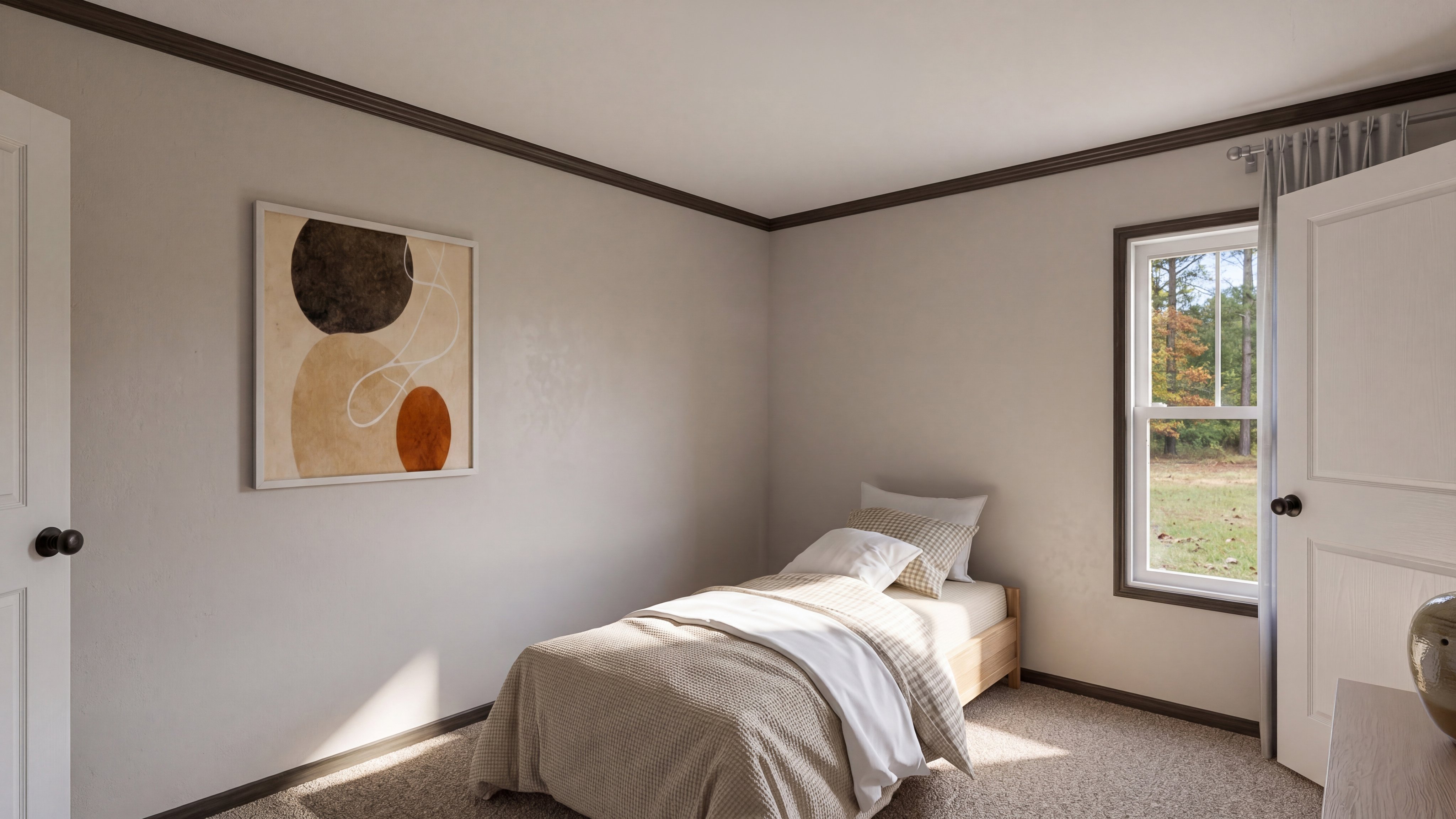 Bedroom rendering of the Boujee Lux home.