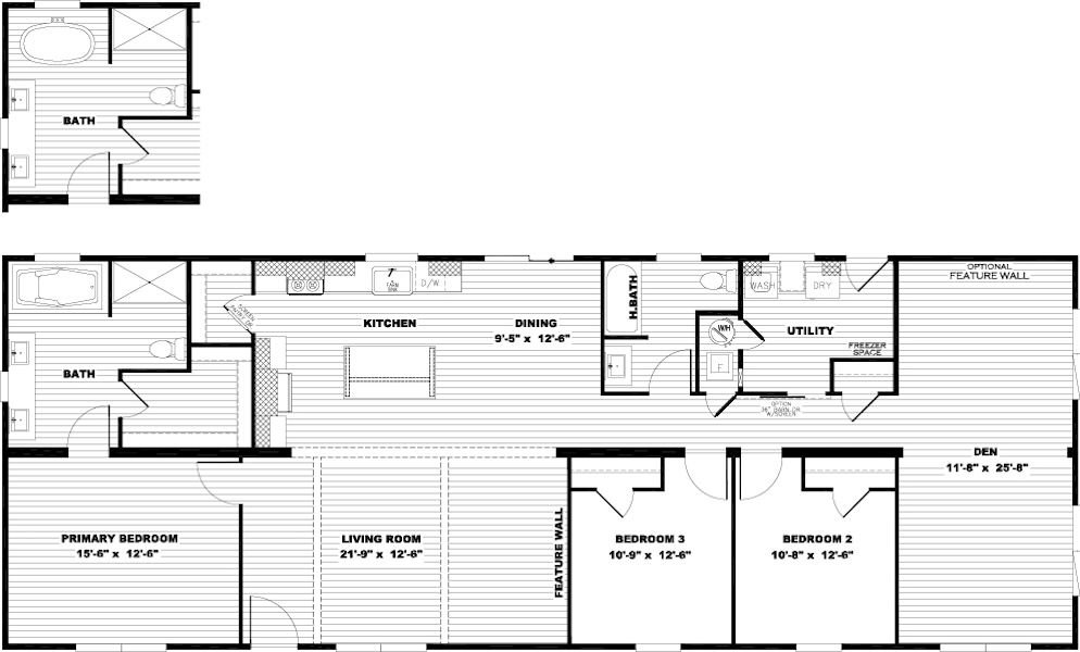 Farm 3 Flex Den - Floor Plan 1