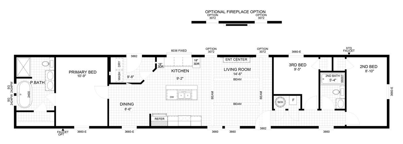 The Truman - Floor Plan 1