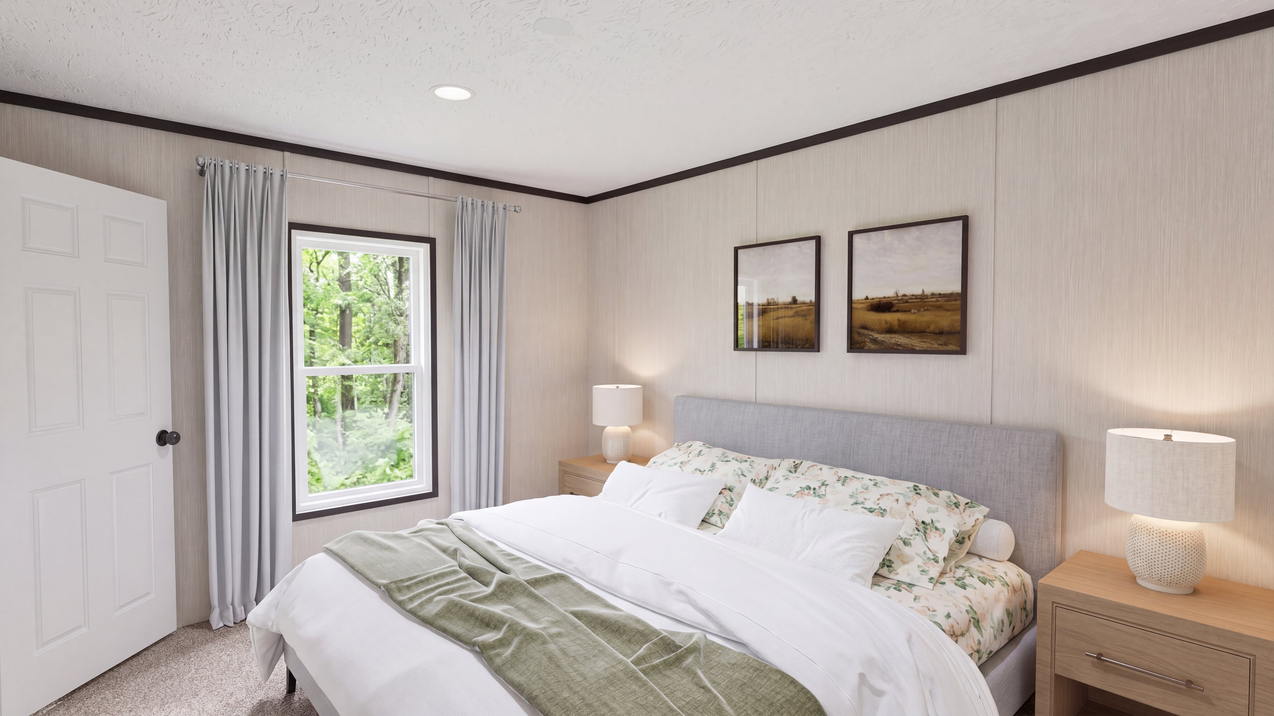 Bedroom rendering of the The Dark Nova home.