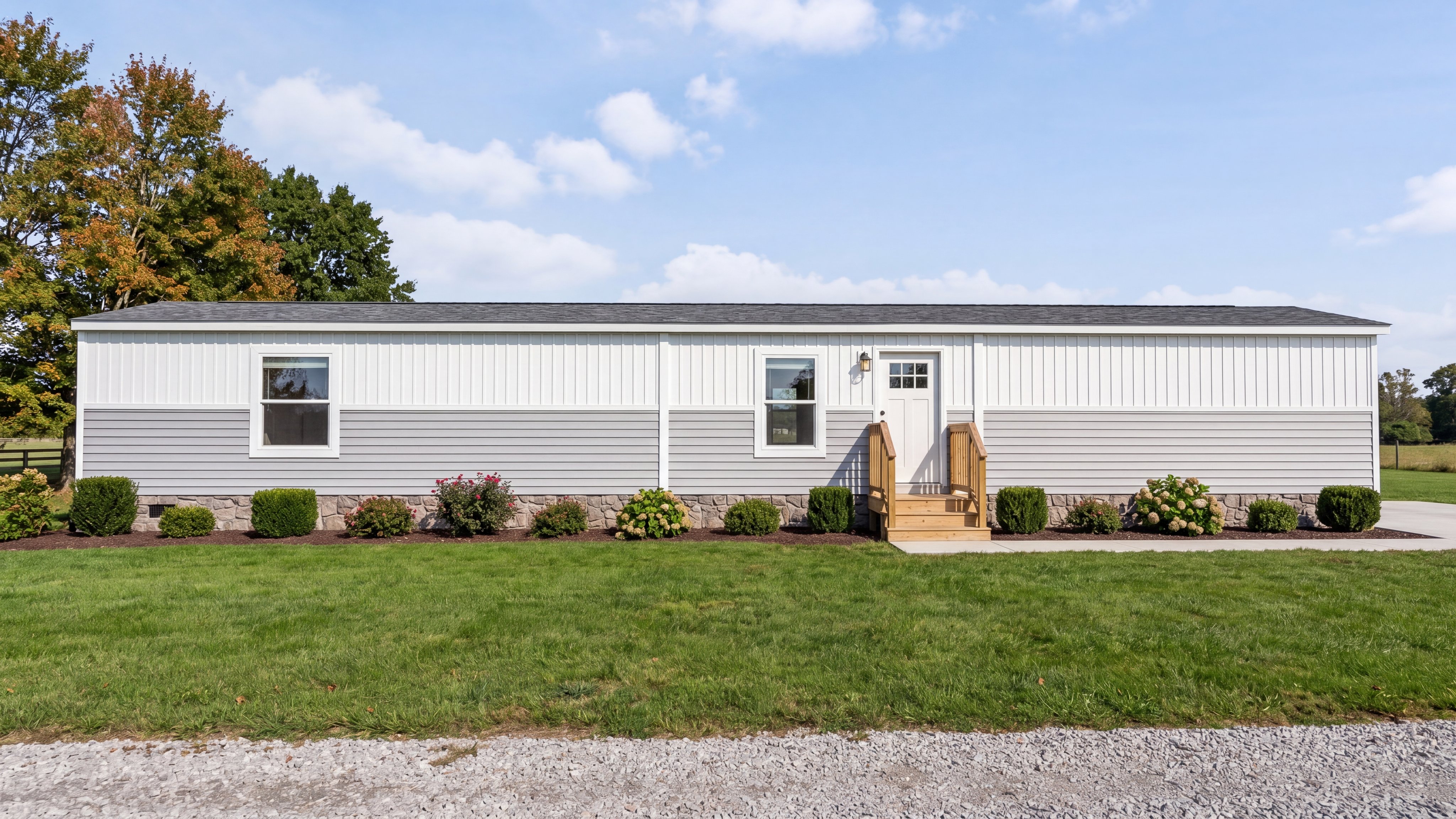 Exterior rendering of the Clark home.