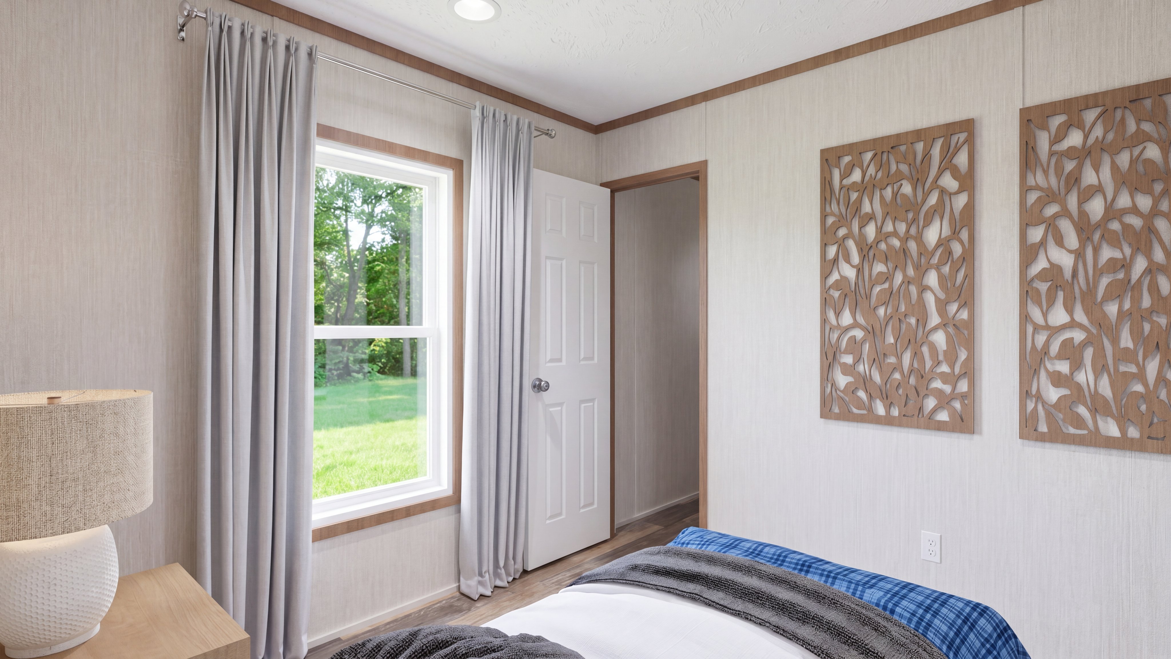 Bedroom rendering of the The Lodge home.