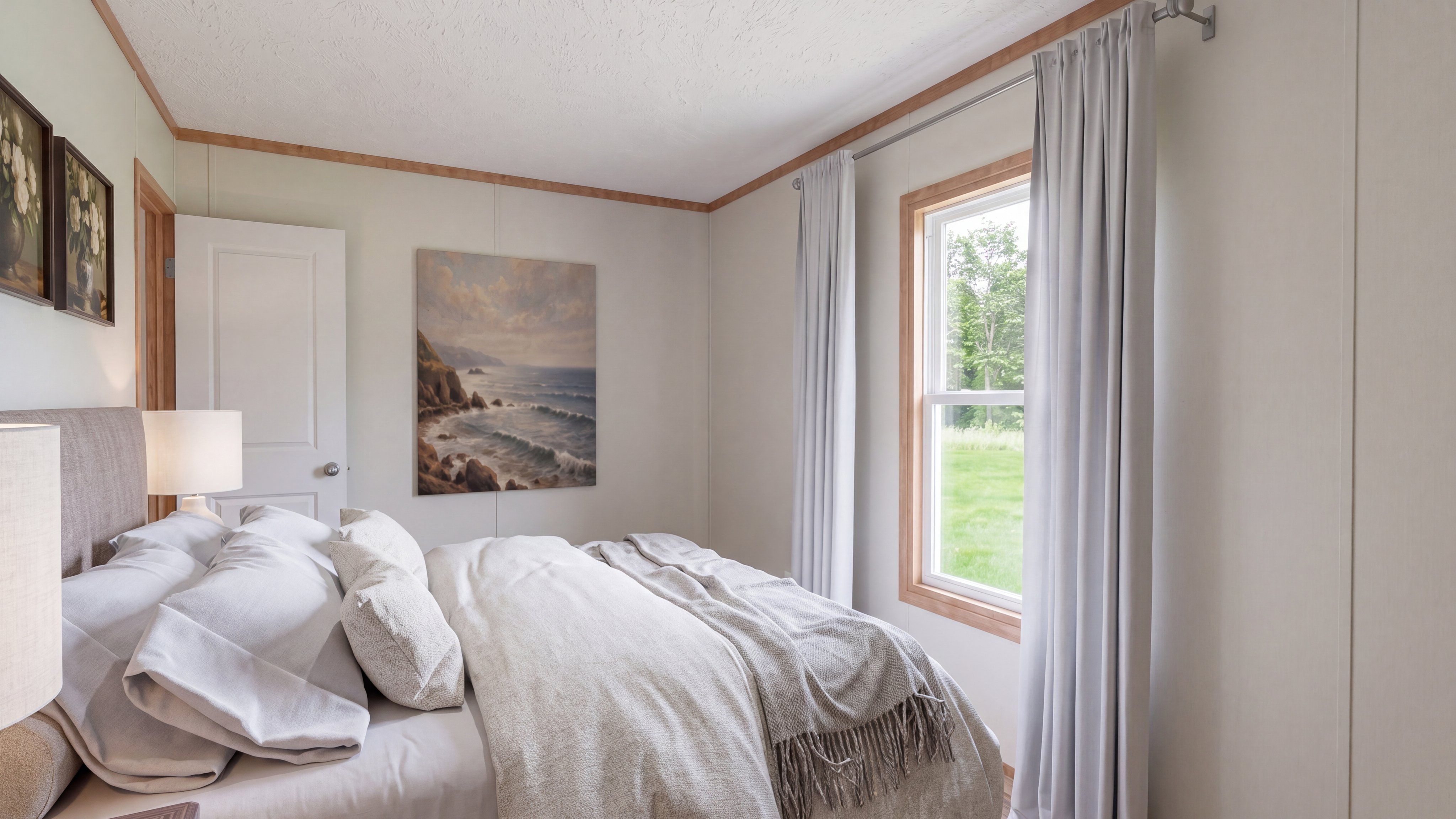 Bedroom rendering of the Magellan home.