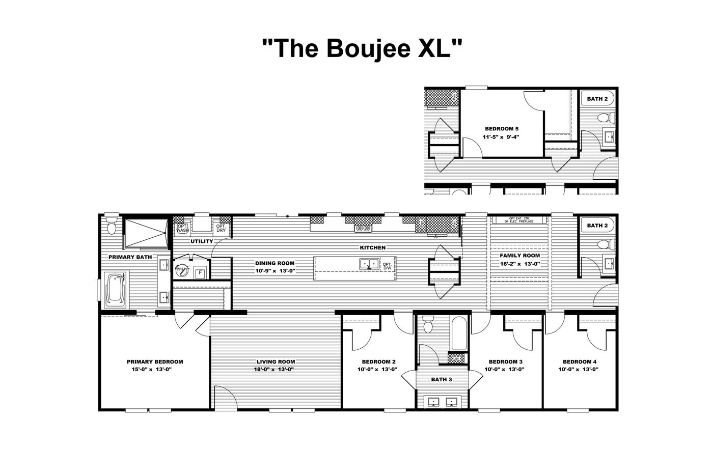 Boujee Xl 2 - Floor Plan 1