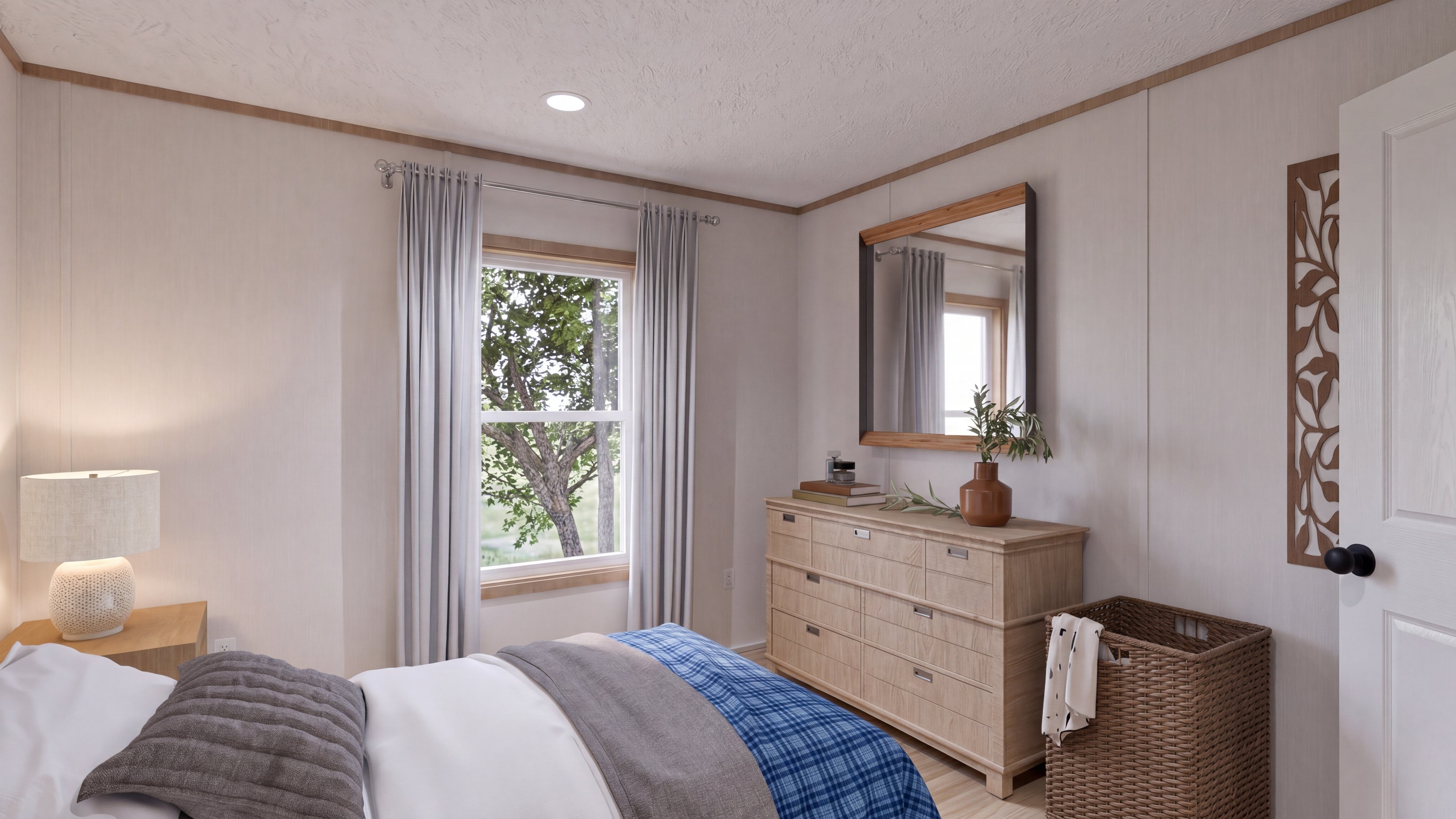 Bedroom rendering of the Anatolia Xl home.