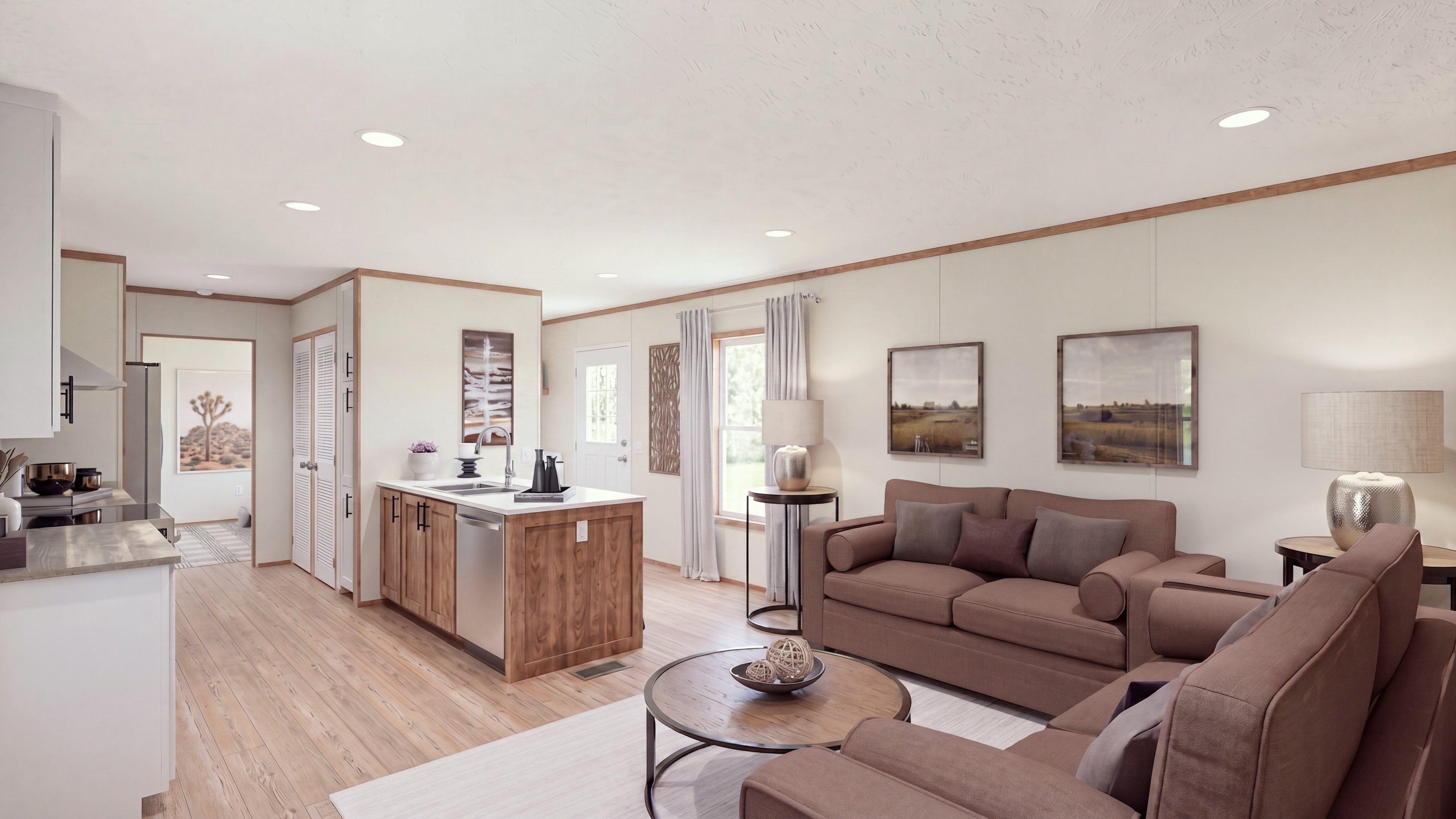 Foyer rendering of the Lewis home.