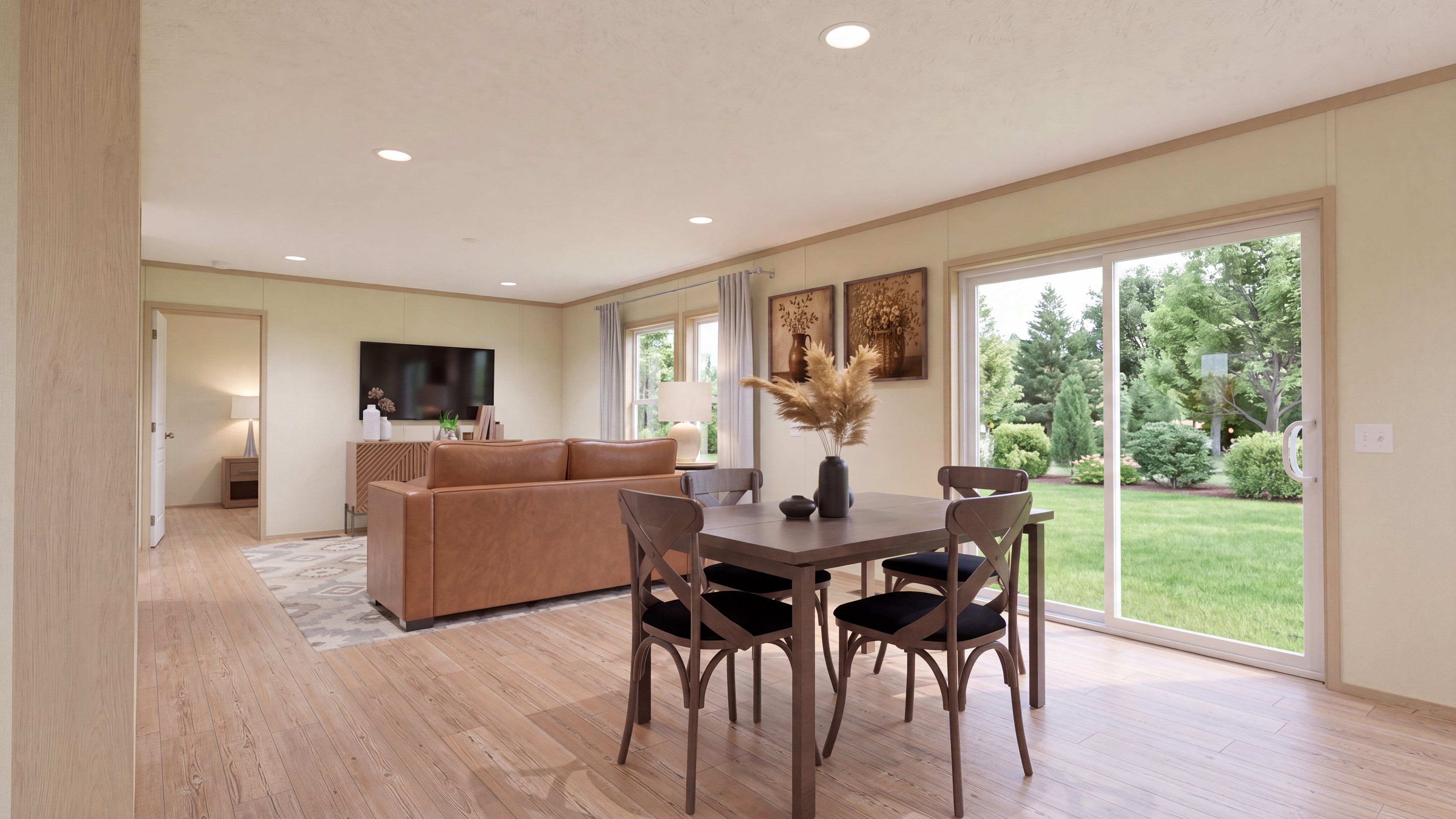 Dining room rendering of the Morocco home.