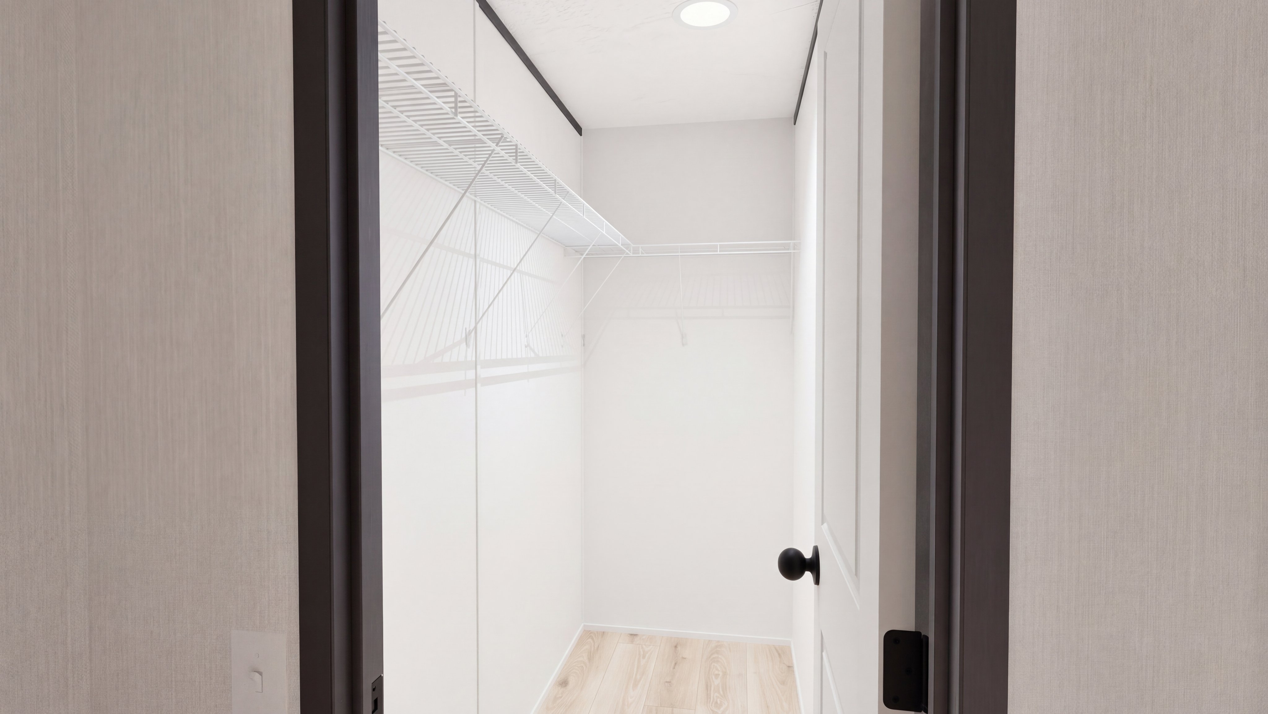 Primary bedroom closet rendering of the Anniversary 16763 home.