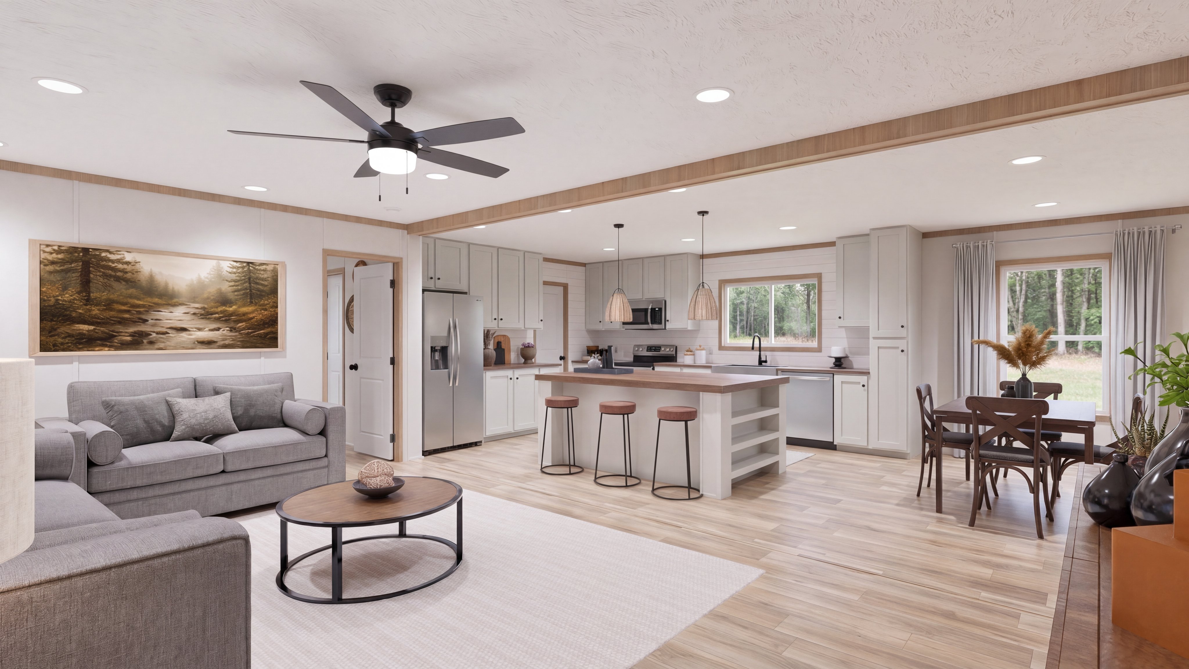 Foyer rendering of the El Sueno Breeze home.