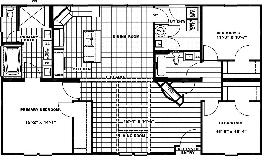 The Freedom - Floor Plan 1