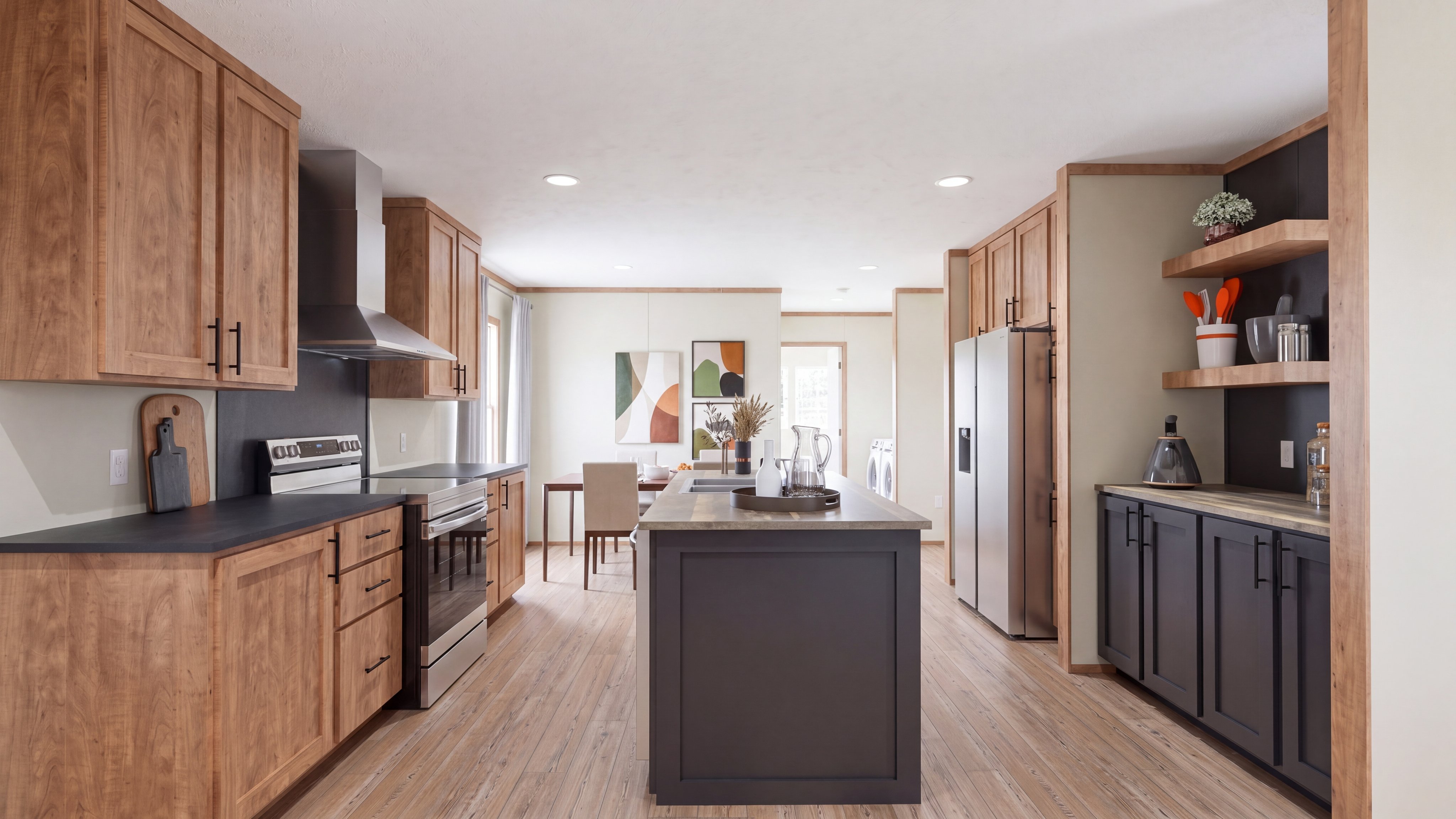 Kitchen rendering of the Hudson home.