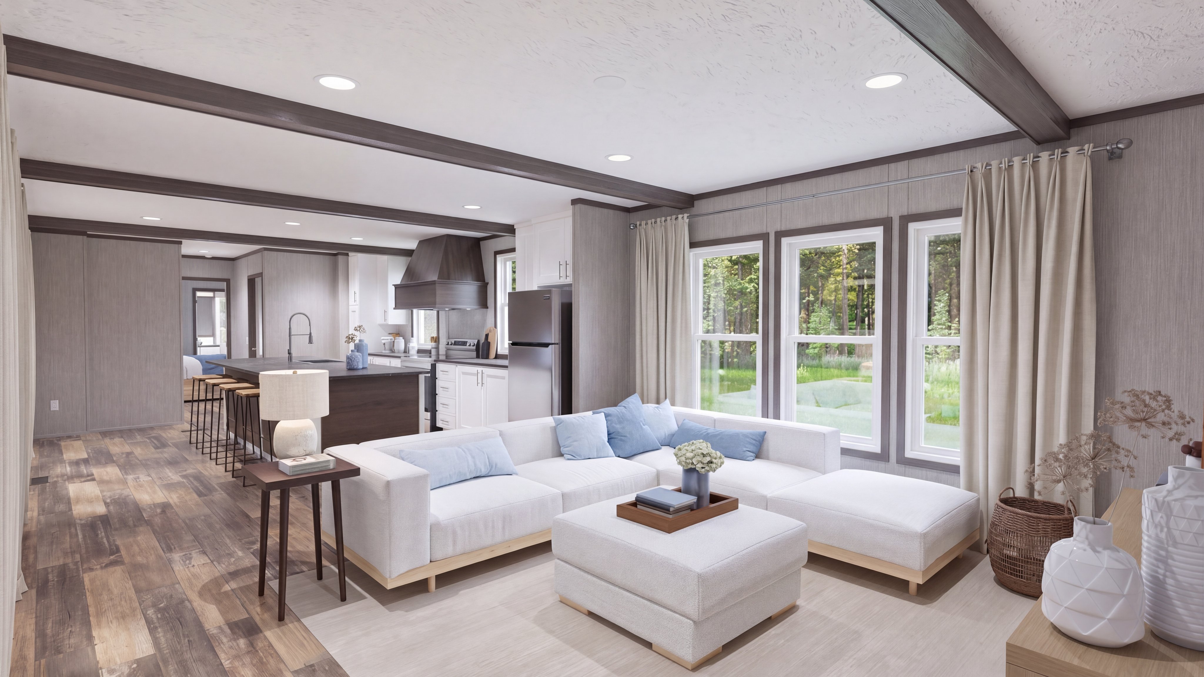 Foyer rendering of the The Seaside home.