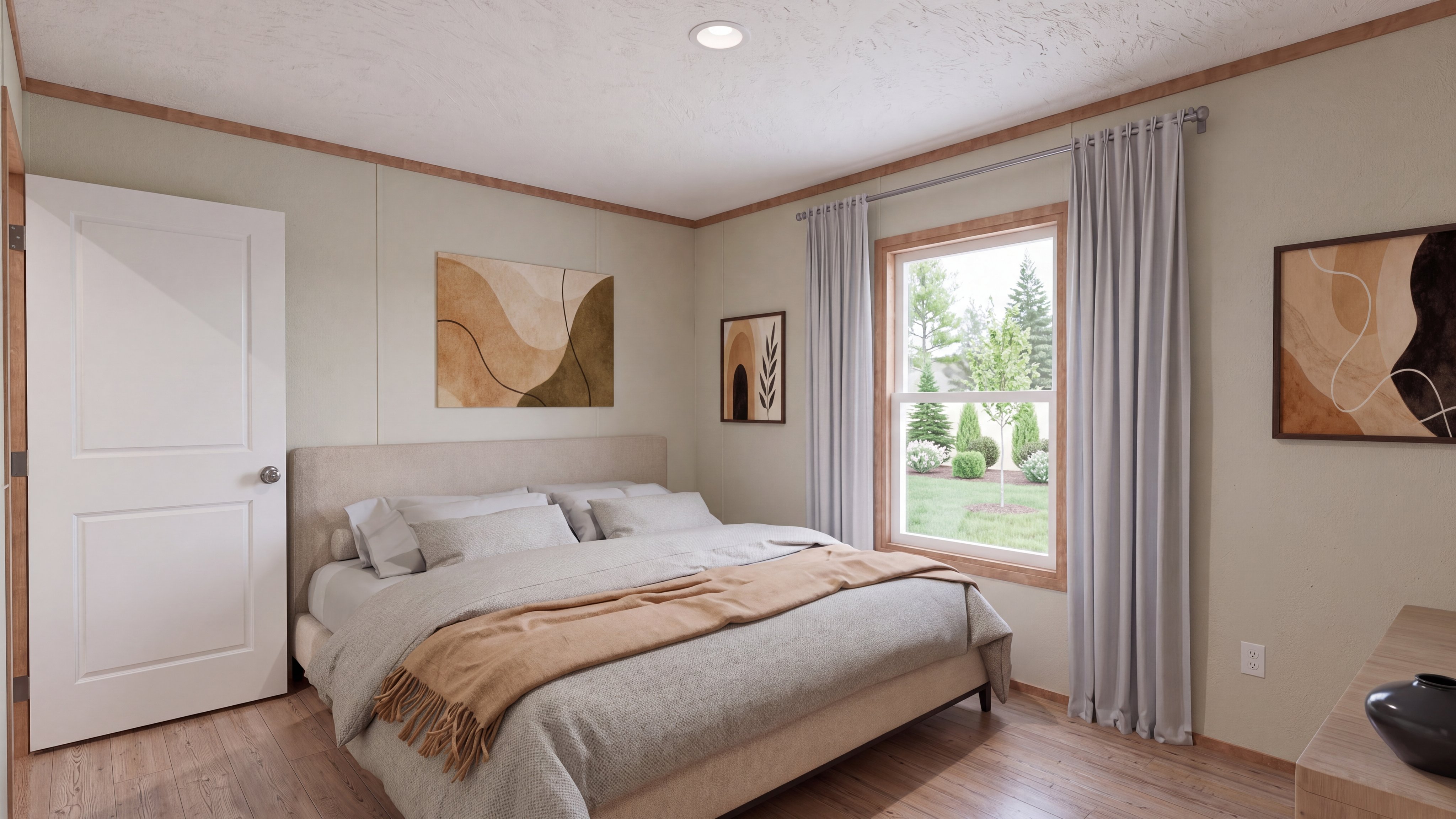 Bedroom rendering of the Everest home.