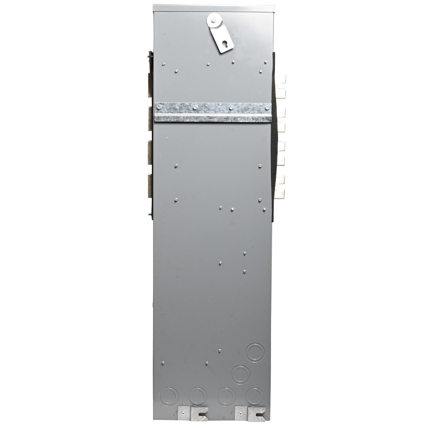 Picture of EZMR313125X - Branch unit, EZ Meter-Pak, 125A, 3 x 5 jaw sockets, 208Y/120VAC, no bypass, ringless, 1200A Al/Cu busbar