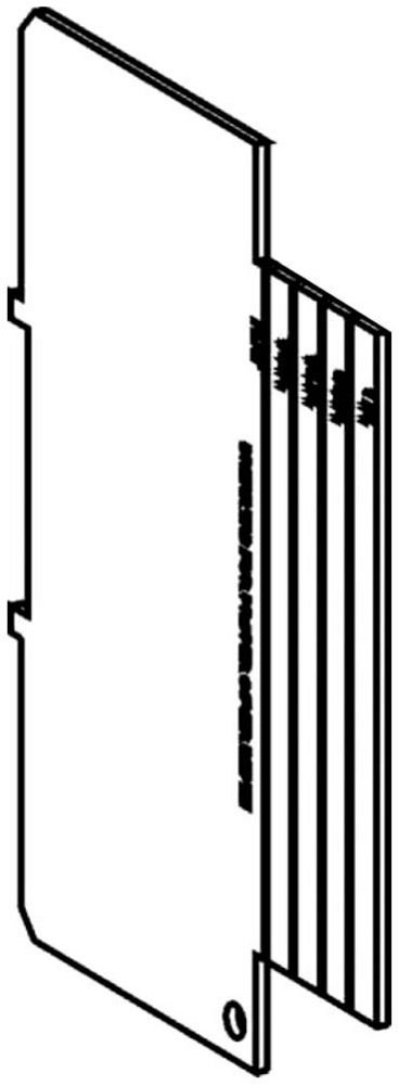 5SDP-100 - LOW-VOLTAGE PARTITION FOR FLAT TO 1" RINGS & 5S 2-1/8" DEEP BOXES