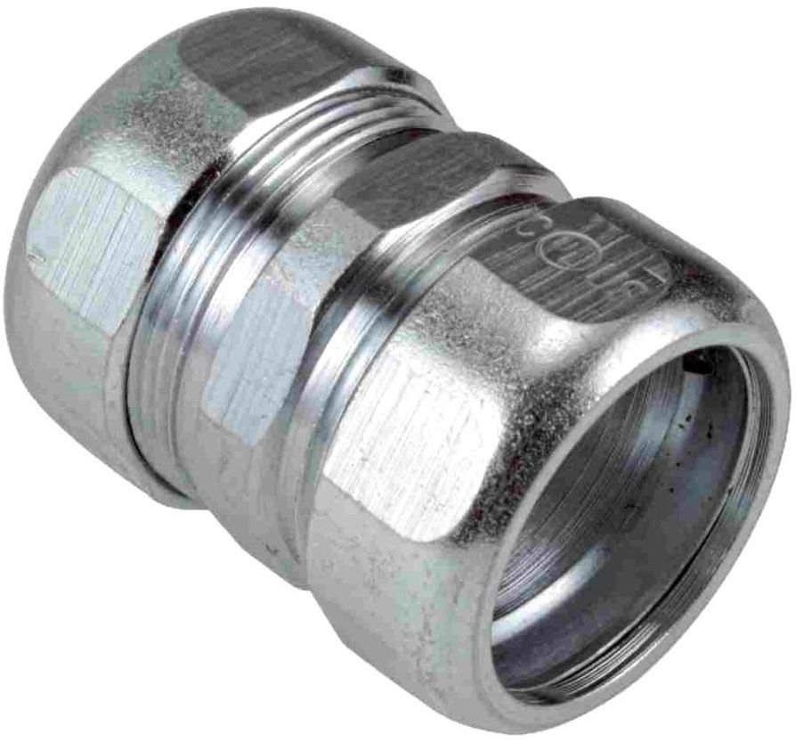 RTC-50 - 1/2" Steel Threadless Compression Coupling