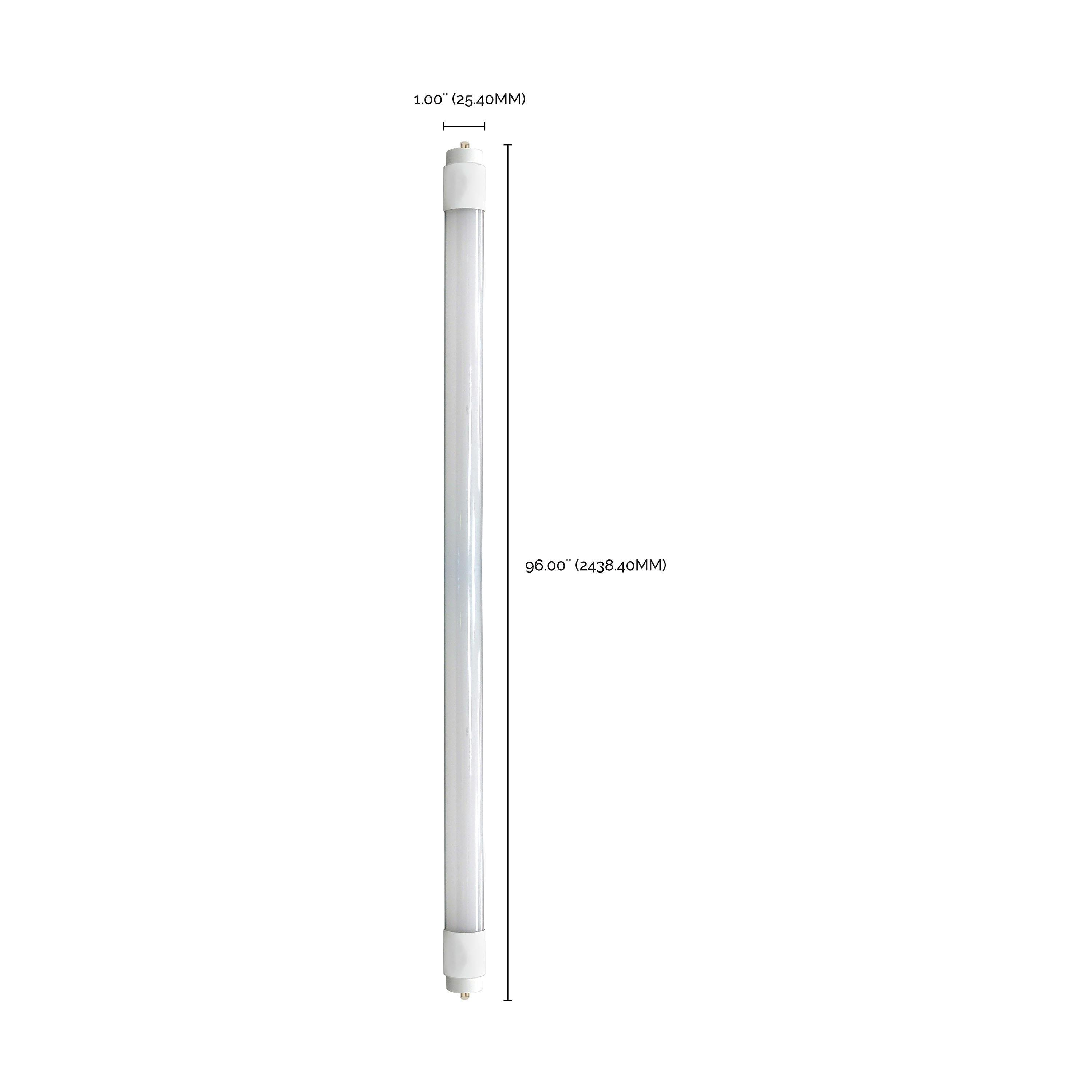 Picture of S29918 - 40 Watt - 8 Foot - T8 LED - Single pin base - 4000K - 50000 Average rated hours - 5500 Lumens - Type B - Ballast Bypass - Double Ended Wiring - DLC 5.1