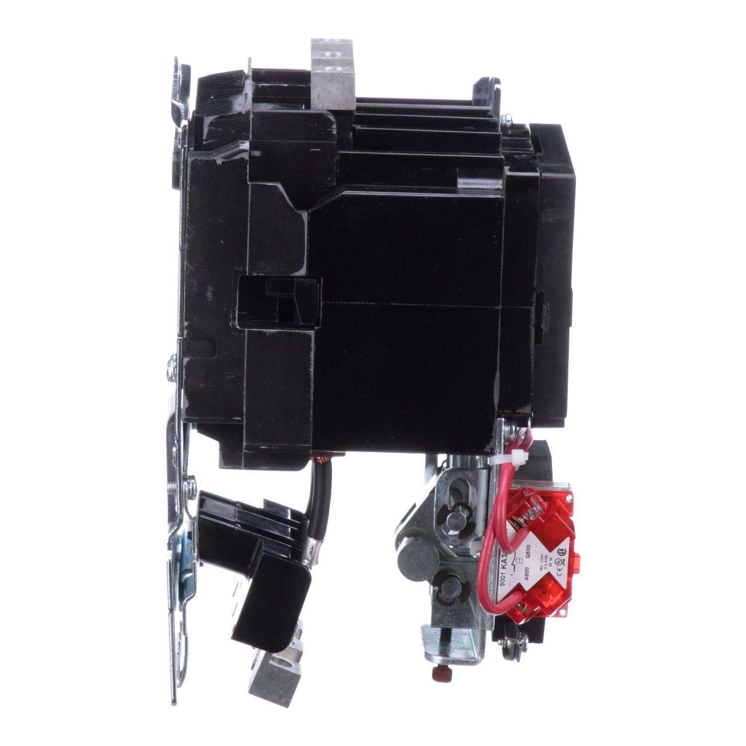 Picture of 8903SPO11V02 - Contactor, Type S, multipole lighting, mechanically held, 60A, 3 pole, 110/120VAC 50/60Hz coil, open style [TAA]