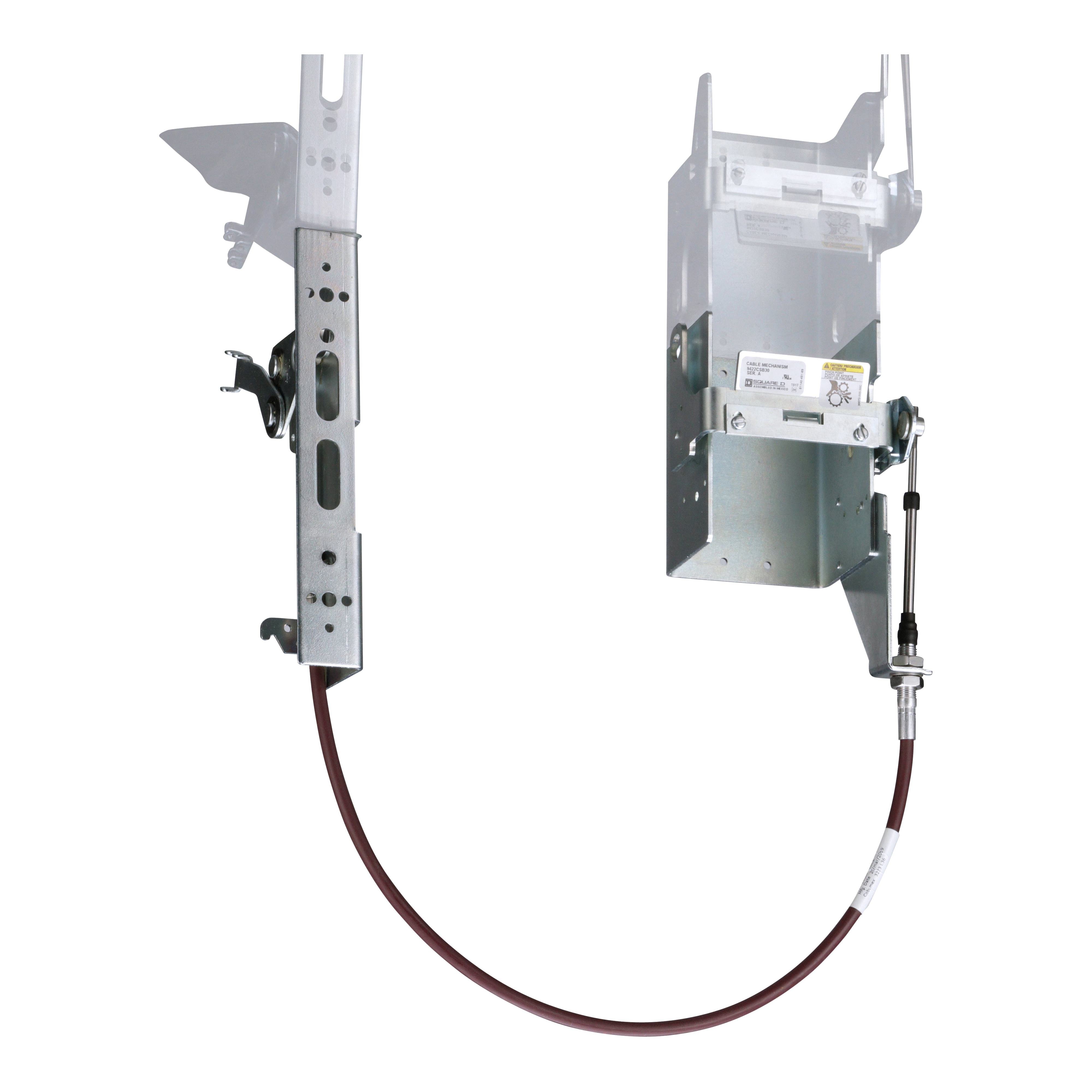 9422CSB30 - Disconnect mechanism, circuit breaker, cable operated, 125A, 3 pole, PowerPacT B breaker, 36 inch cable