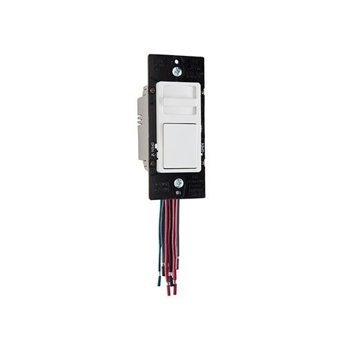 Picture of WS4FBL3P-W - Wide Slide Series 0-10V Fluorescent/LED Single Pole/3-Way Slide Dimmer, Preset, White
