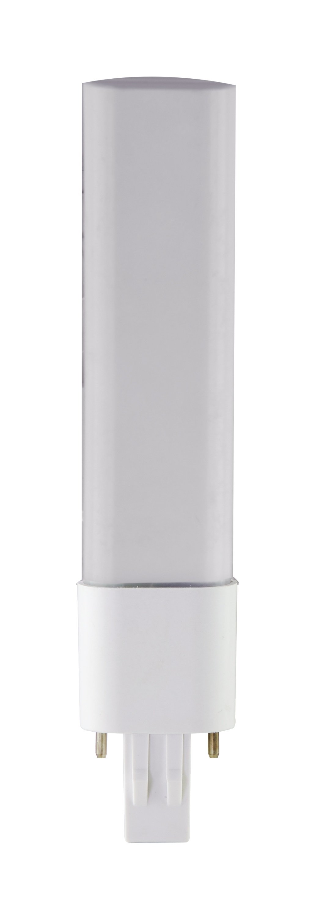 Picture of S11550 - 5.5 Watt LED PL 2-PIN Dual Mode - 2700K - 500 Lumens - GX23 base - 50000 Average rated hours - 120 deg. Beam Angle - Type A/B Ballast Dependent or Ballast Bypass - 120-277 Volt