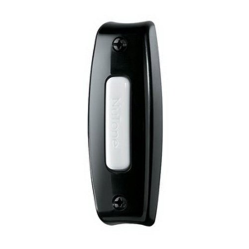PB7LBL - Lighted Rectangular Pushbutton, 1w x 2-7/8h x 3/4d in Black