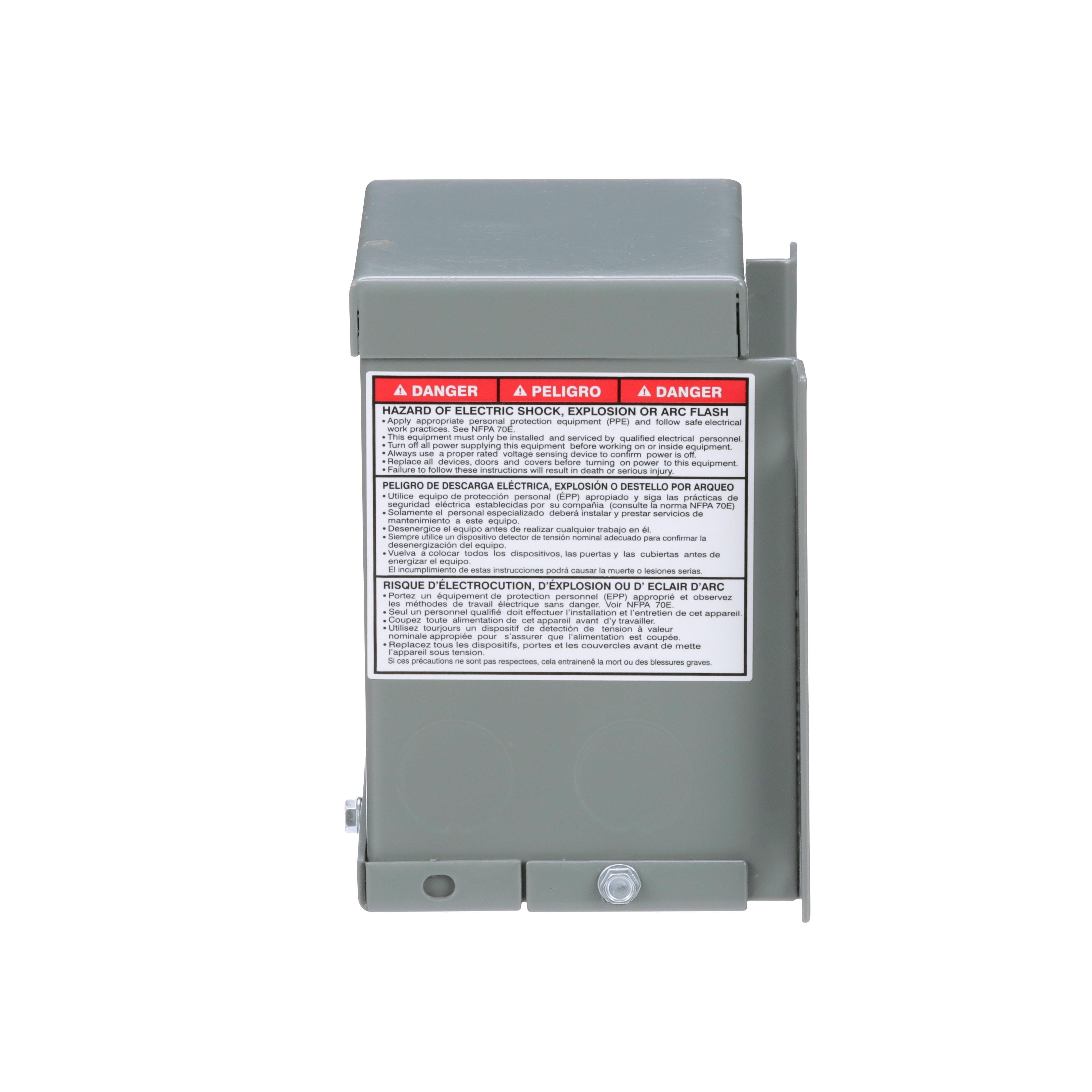 Picture of 50SV1A - Transformer, dry type, encapsulated, 0.05kVA, 1 phase, 240x480V primary, 120/240V secondary, 1A, 55C rise [TAA]