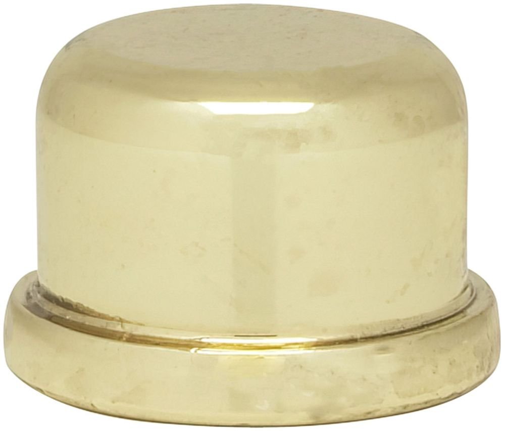 80/1181 - 1/2" Finial - Zinc Die Cast 1/4-27 - Polished Brass Finish