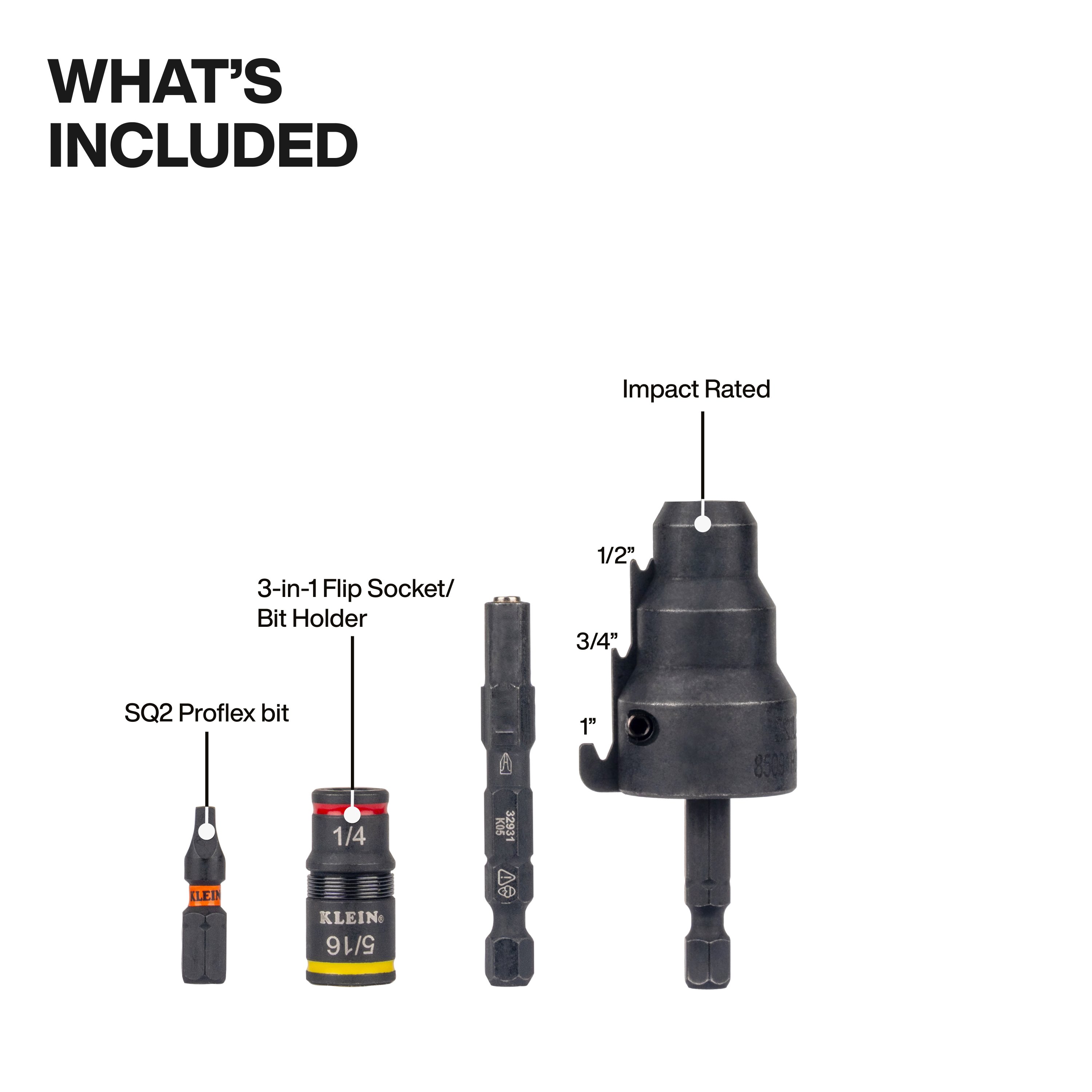 Picture of KLE 85091HD, Impact-Rated Flip Socket Conduit Reamer