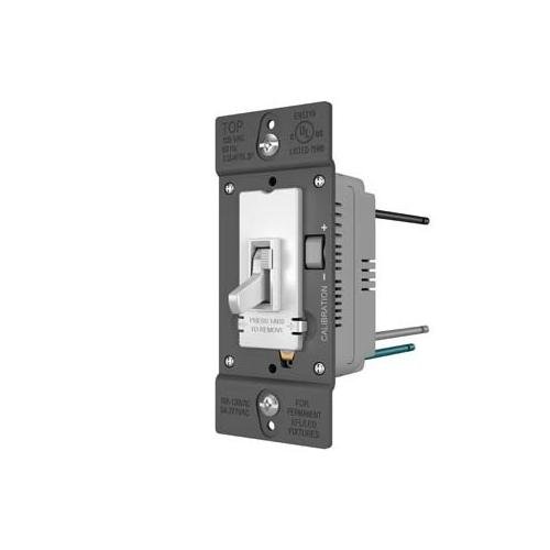 Picture of TSD4FBL3PTC - TradeMaster® 0-10V Fluorescent/LED Single Pole/3-Way Toggle Slide Dimmer, Preset, Tri-Color