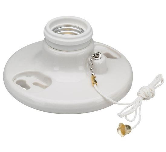 284 - Medium Base Lampholder, White