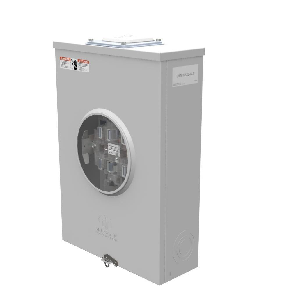 Picture of U9701-RXL-QG - 7 Terminal Ringless Large Hub Open Adapt To Small Closing Plate Quadplex Ground Lever Bypass