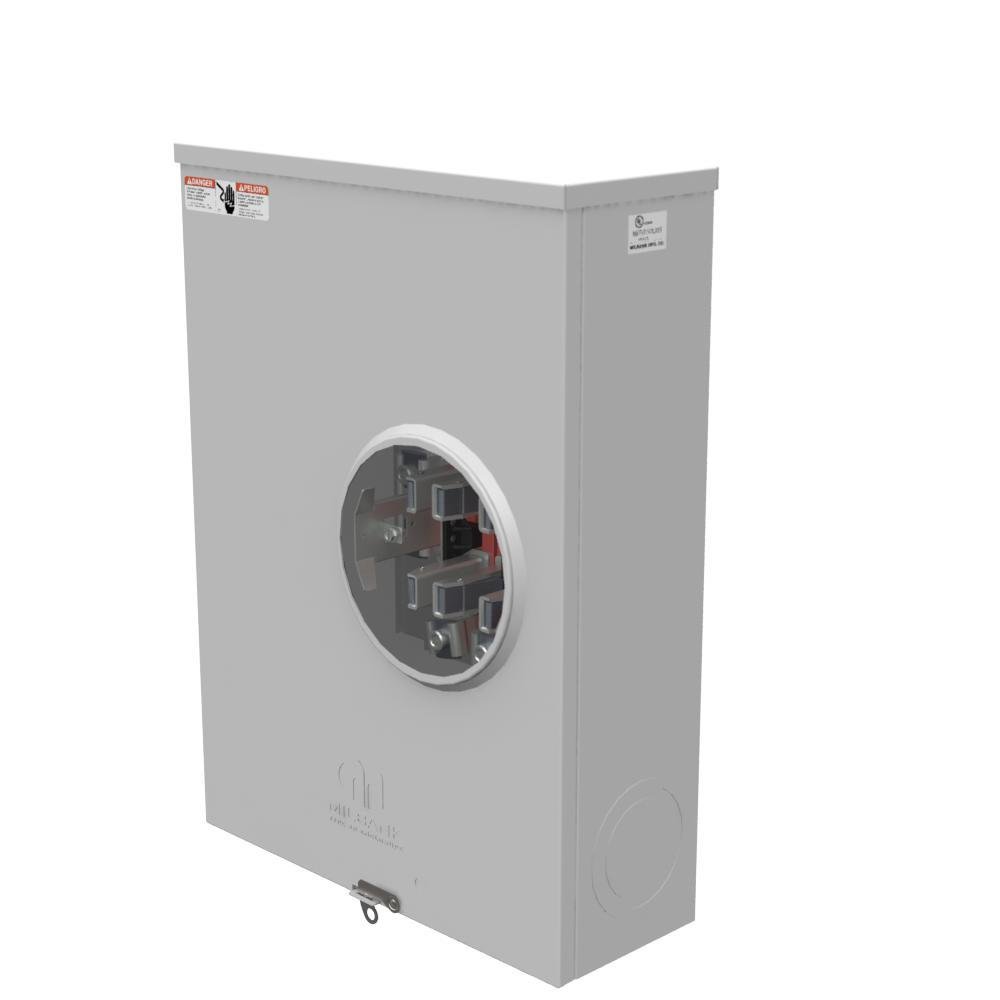 Picture of U4910-O-BL - 7 Terminal Ringless Plain Top Lever Bypass 9-16 In Barrel Lock With Bracket Provision