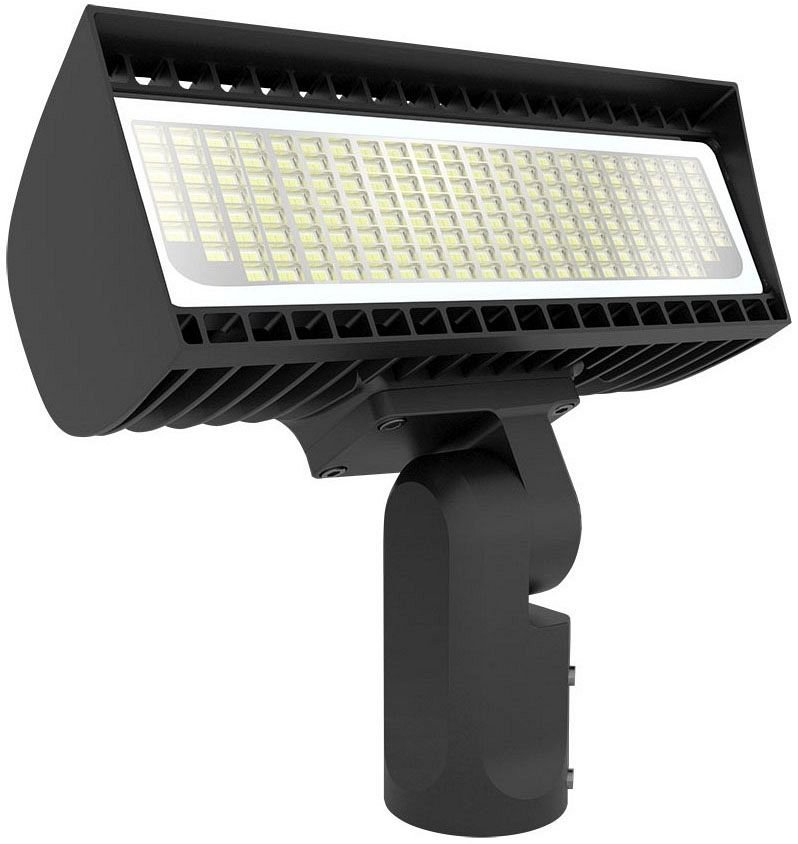 FXLEDSSF - Floodlights 10206-22010 Lumens Flexflood- Small Field Adjustable Power-CCT 69-97-132-168W Slipfitter Mount 5000K/4000K 120V-277V Bronze