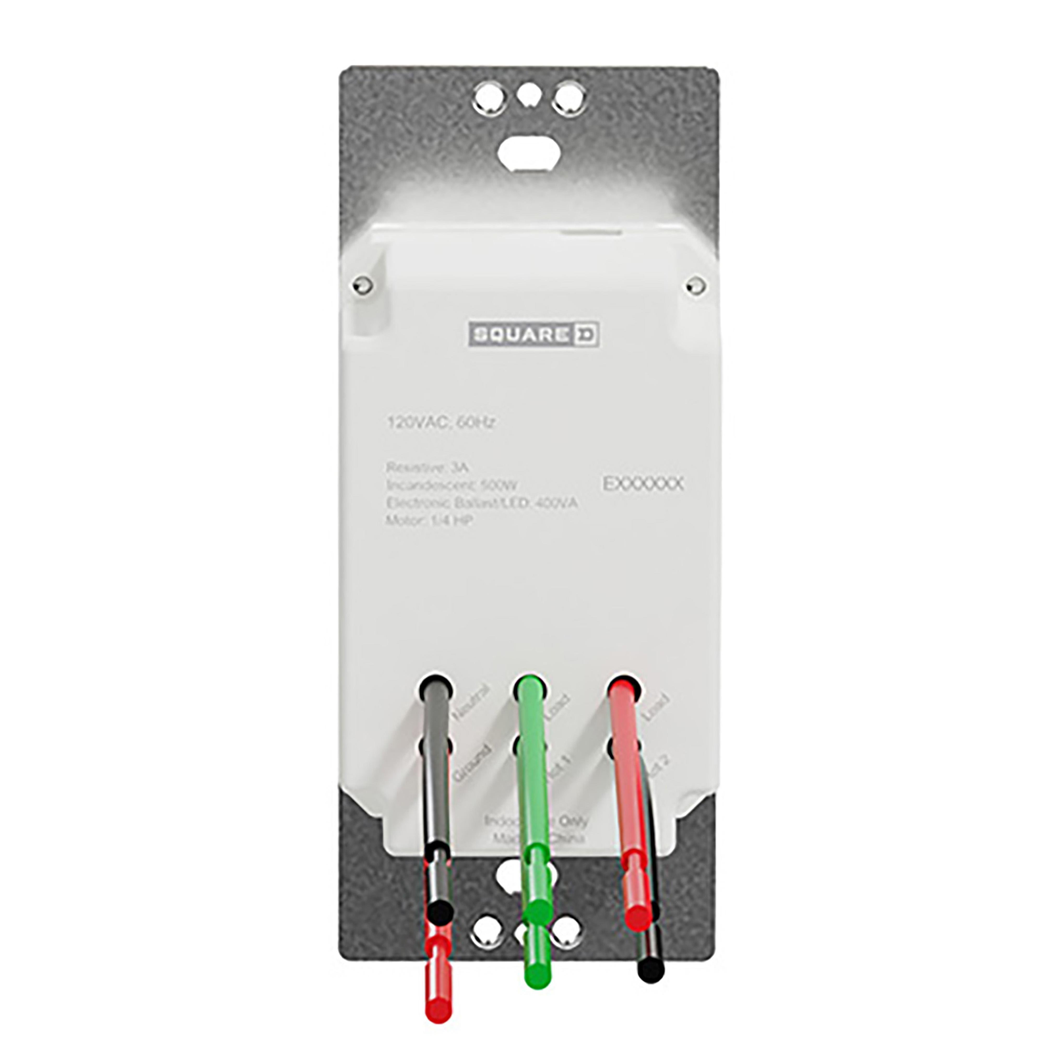 Picture of SQR73105WH - Occupancy and humidity sensor, X Series, PIR, single pole, 1 way, white, matte finish