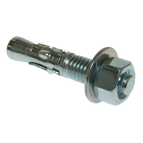 Picture of JTS1214 - Stud Anchor, 1/4 in. diameter, 2-1/4 in. length, 1-1/8 in. minimum embedment depth, 3/4 in. thread length, 1/4 in. drill size, Hex head, Steel material, Zinc Chromate finish, 100 per pack