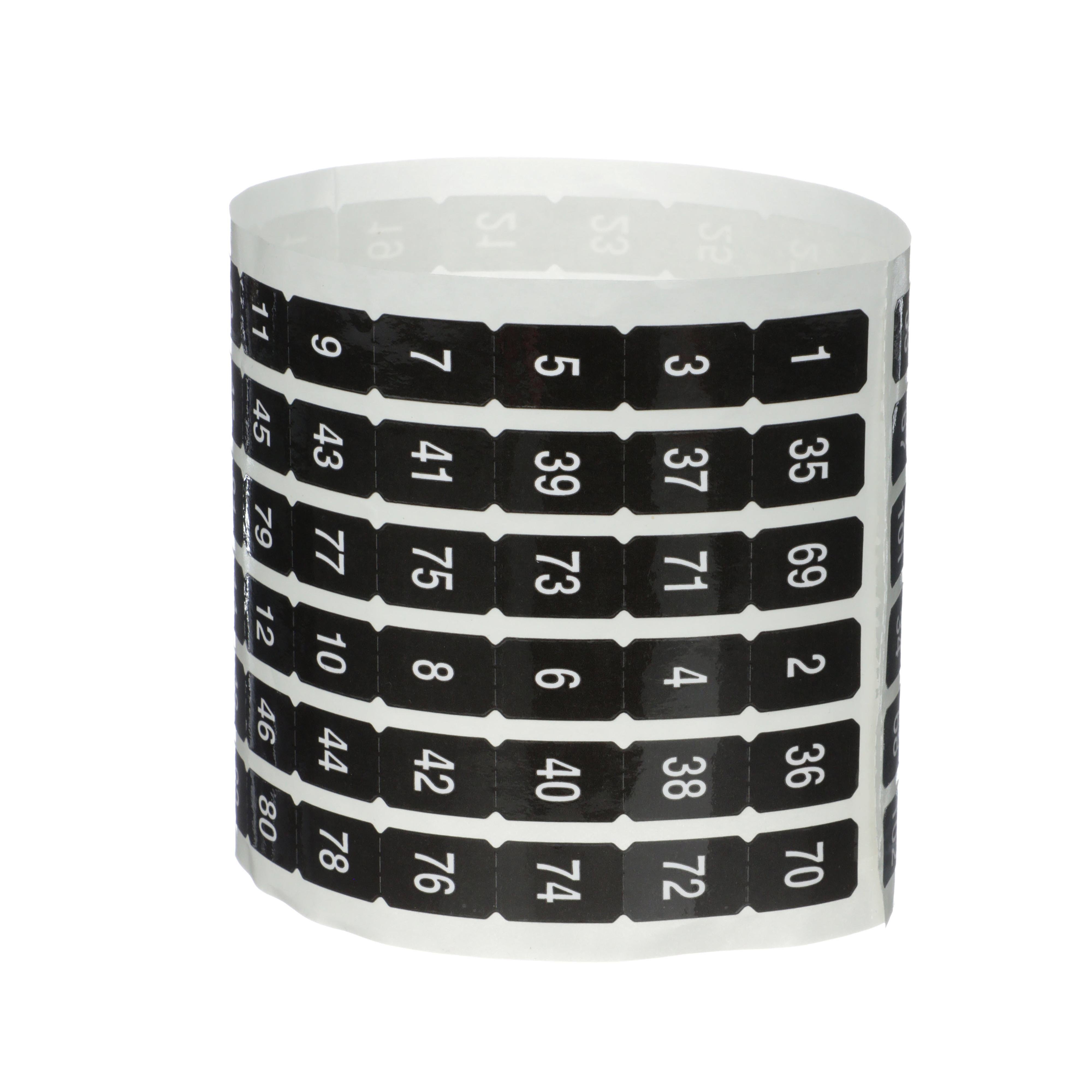 NQ102OE - Panelboard accessory, NQ, number strips kit, 1-102, qty 1