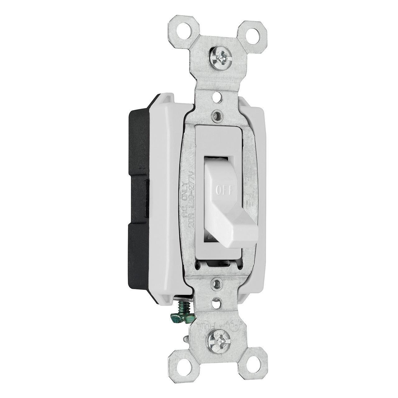 CSB20AC1-W - Hard Use Specification Grade Switch, White