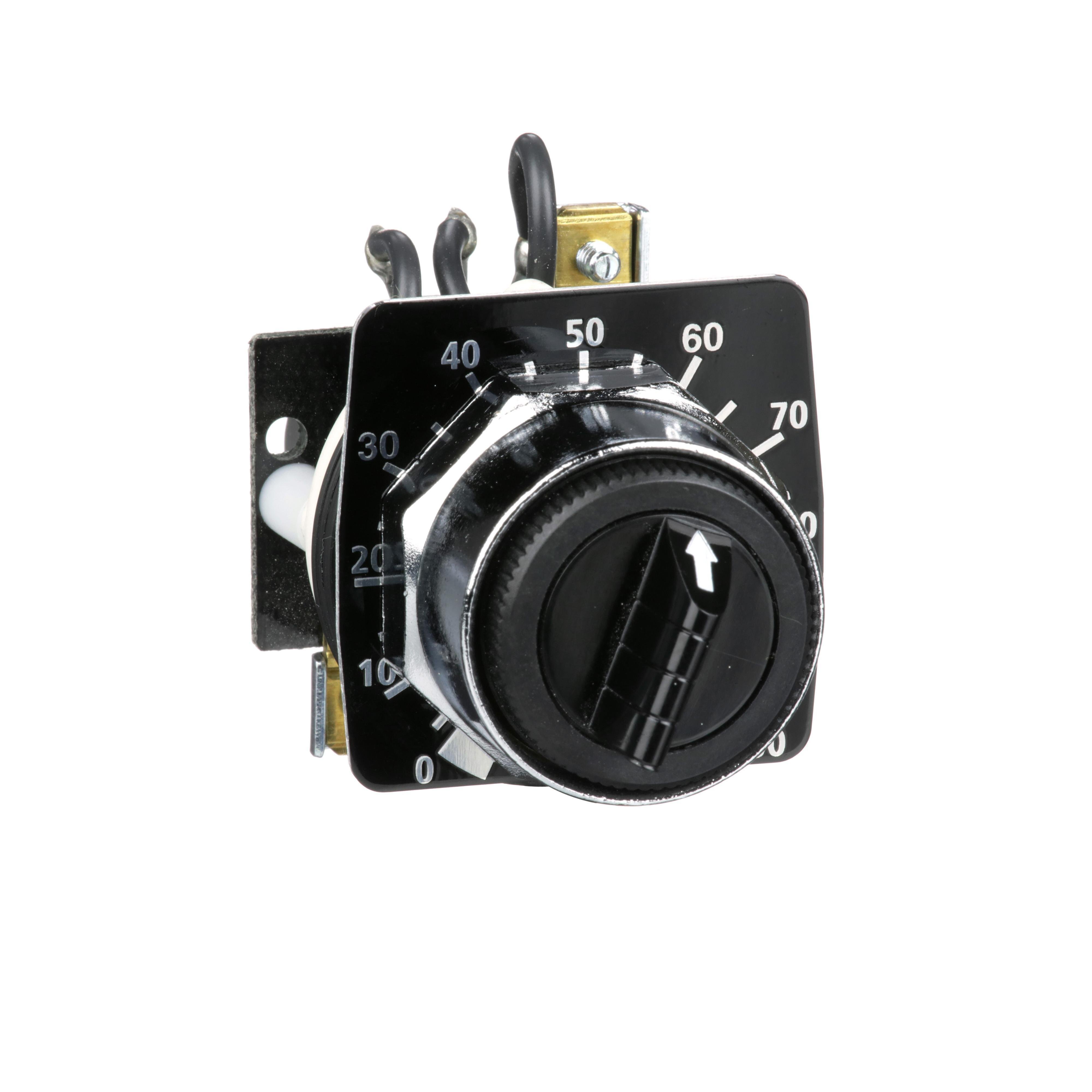 Picture of 9001K2107 - 30mm Push Button, Type K, potentiometer, 5 kohm, 2 Watts